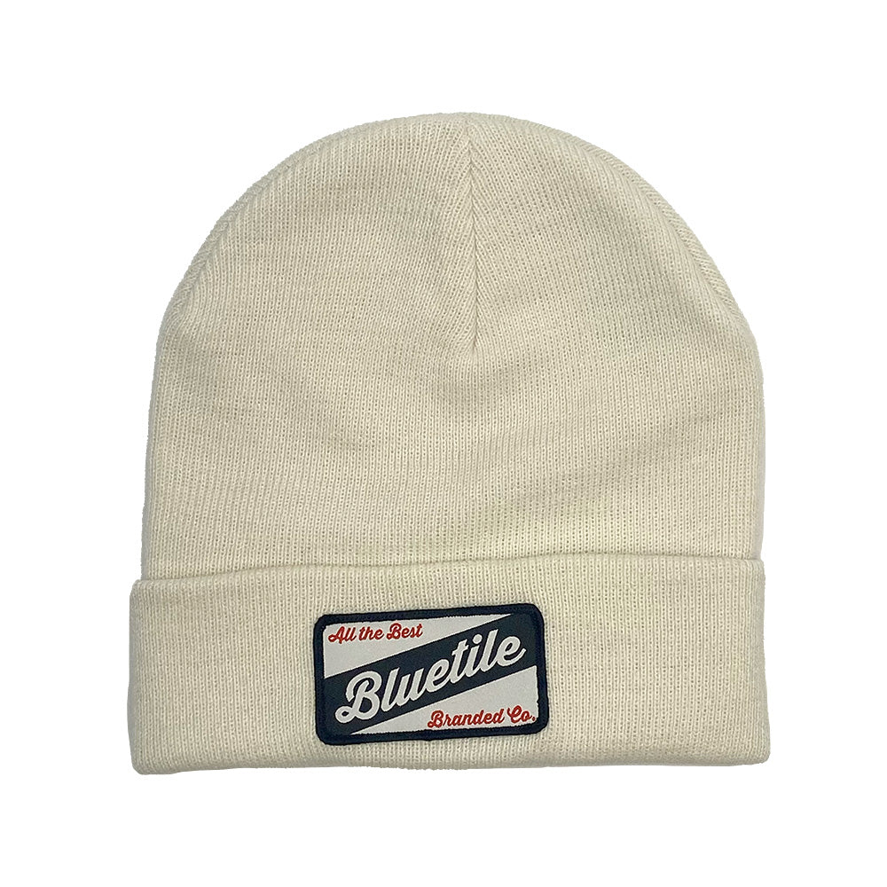 BLUETILE CRAFT PATCH BEANIE ECRU