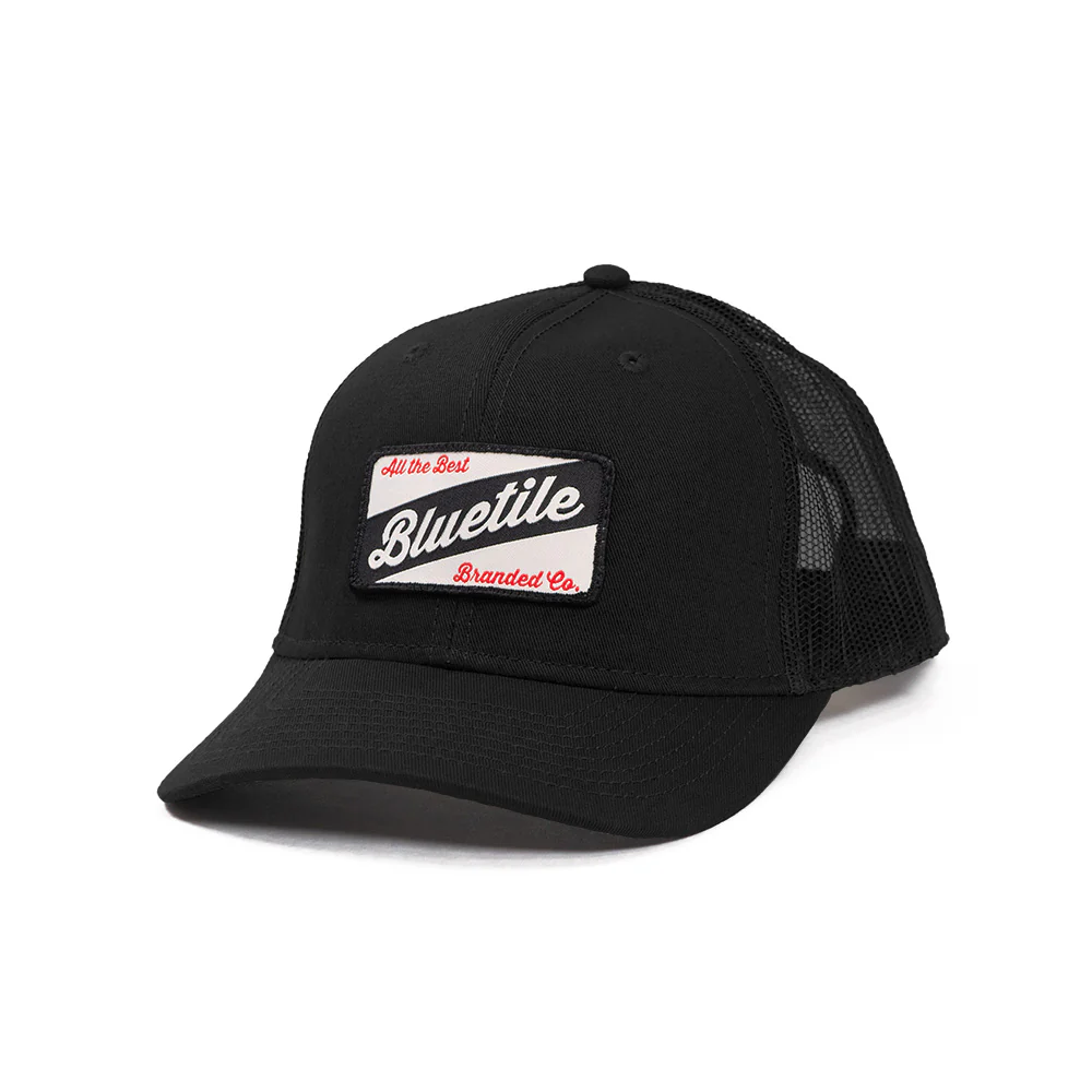 BLUETILE CRAFT PATCH TRUCKER BLACK