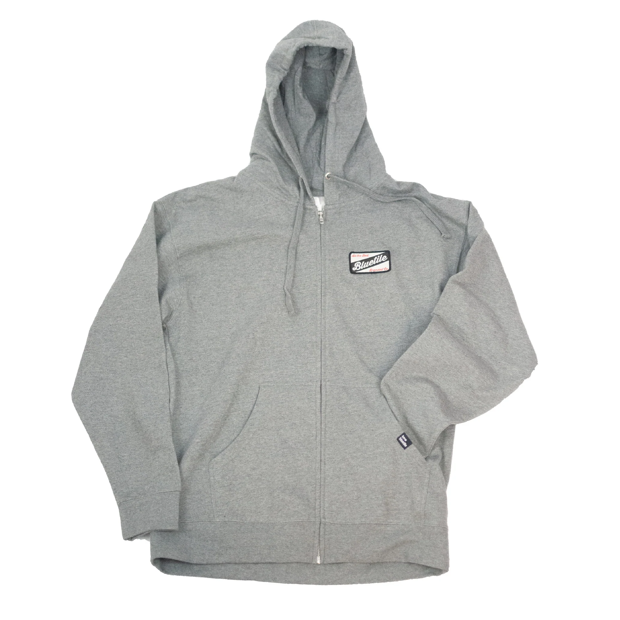 BLUETILE CRAFT ZIP HOODIE GREY