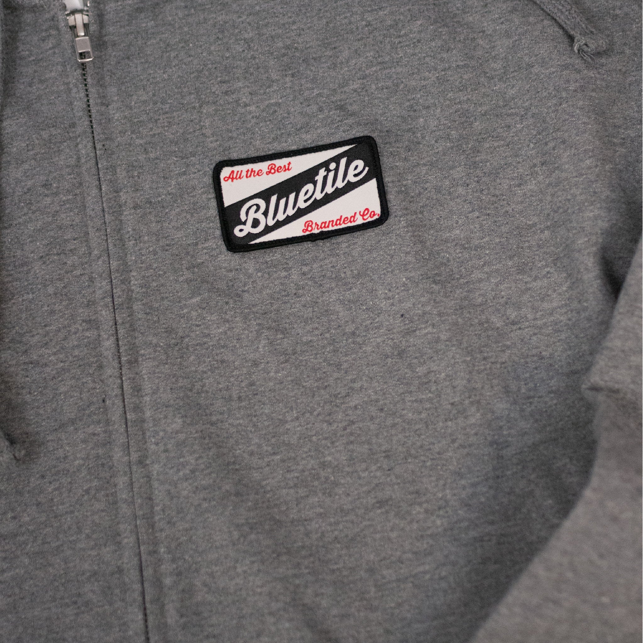 BLUETILE CRAFT ZIP HOODIE GREY - Image 2