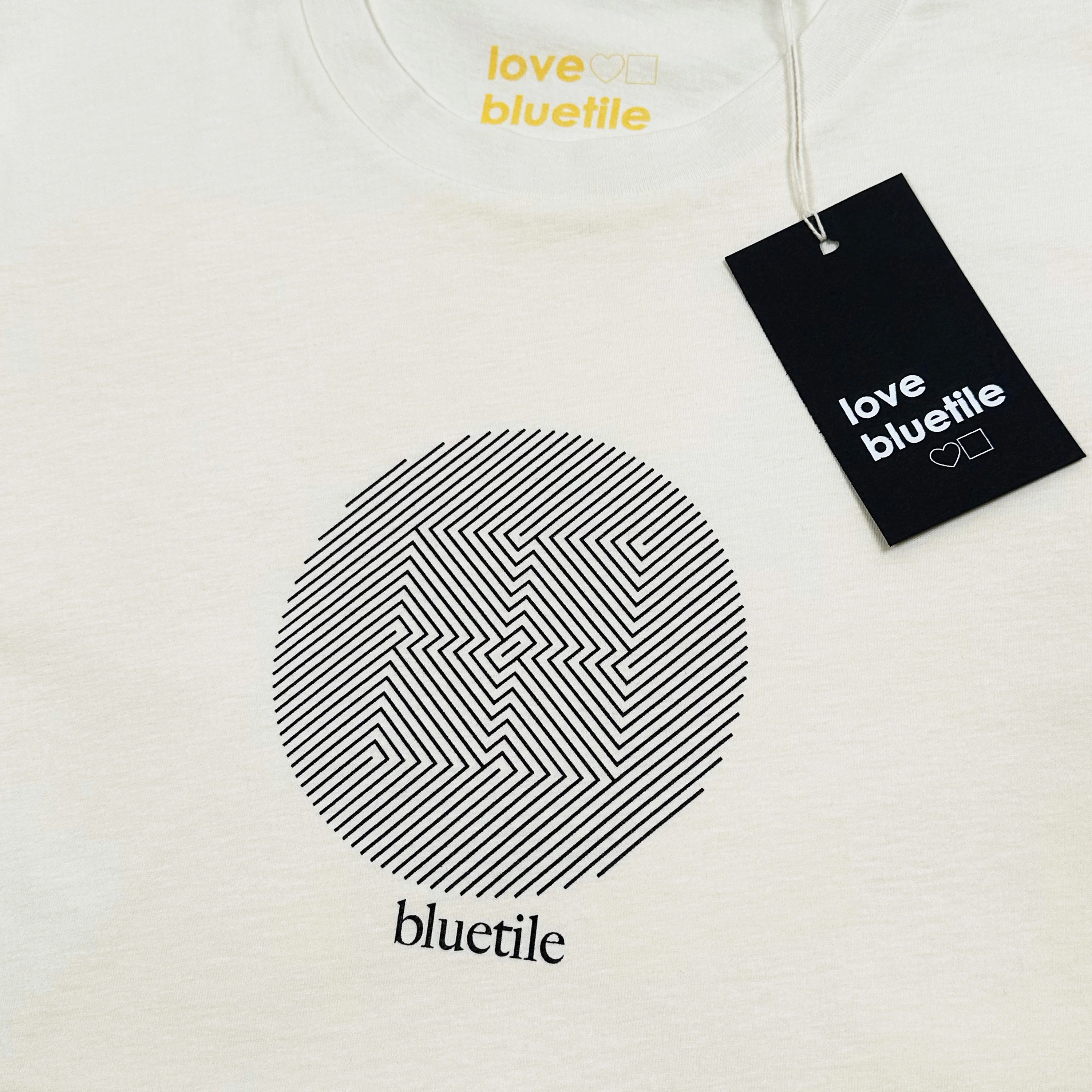 BLUETILE "CRAZY" LONG SLEEVE TEE ECRU - Image 2