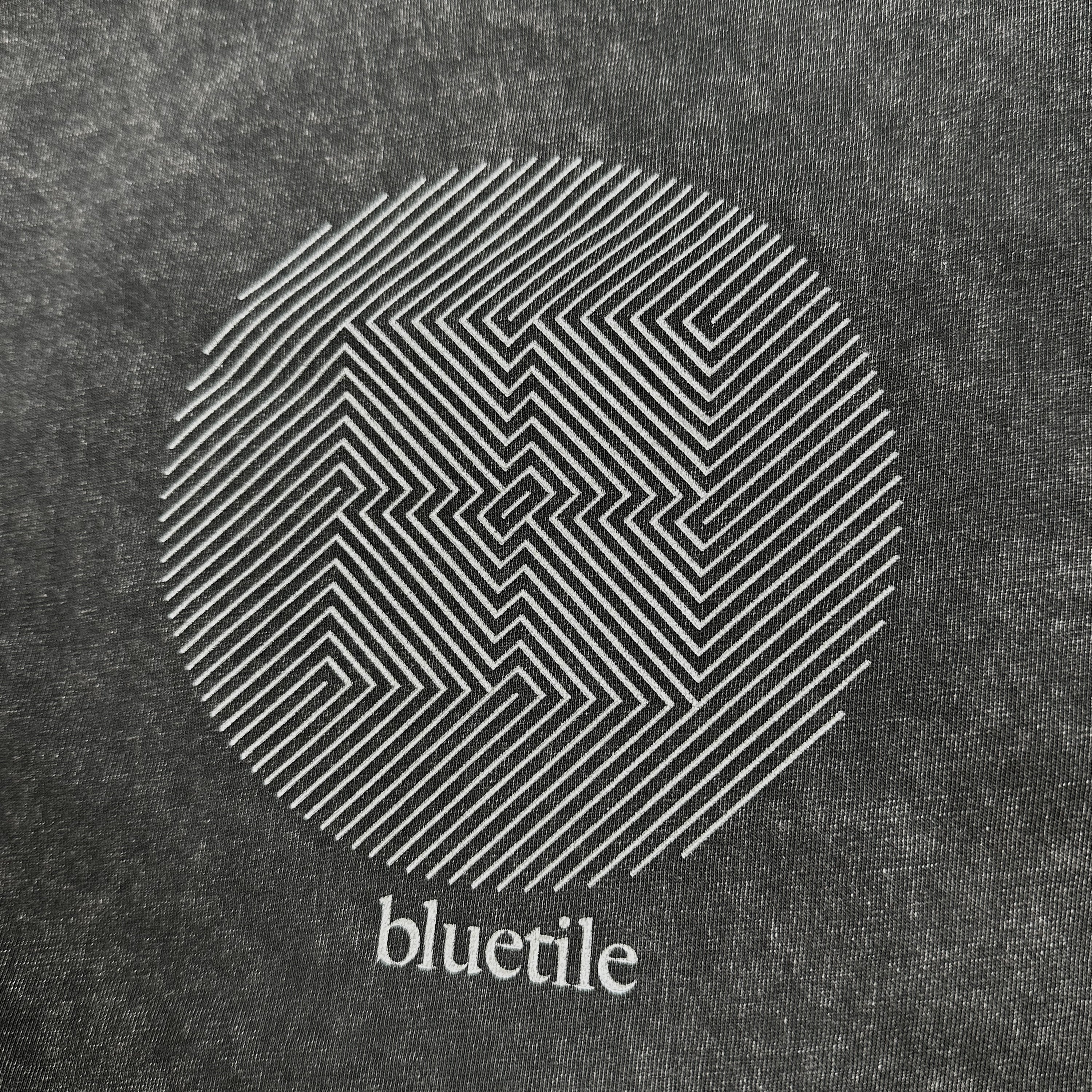 BLUETILE "CRAZY" STONE WASHED TEE BLACK - Image 2