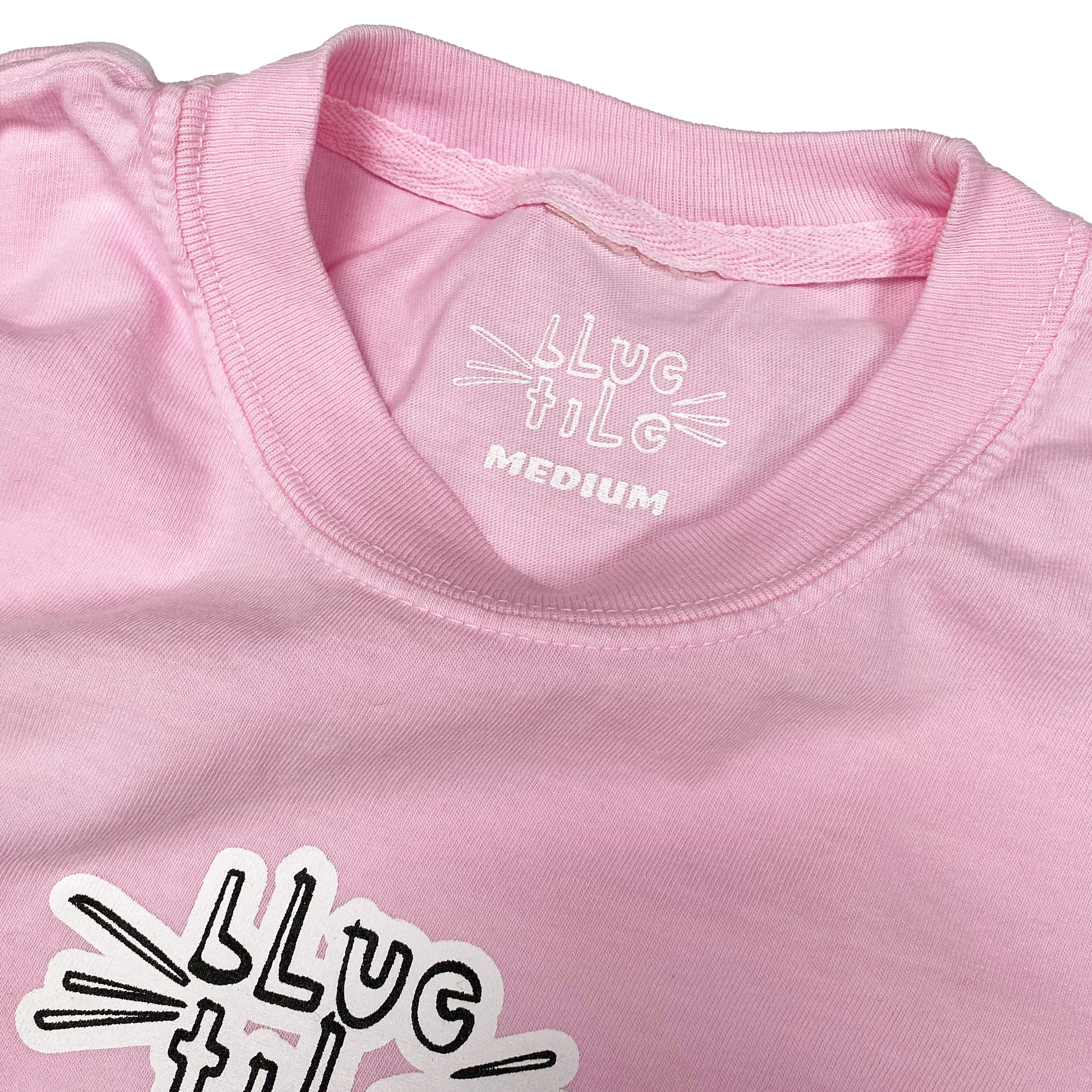 BLUETILE FAVORITE SKATER TEE PINK - Image 3