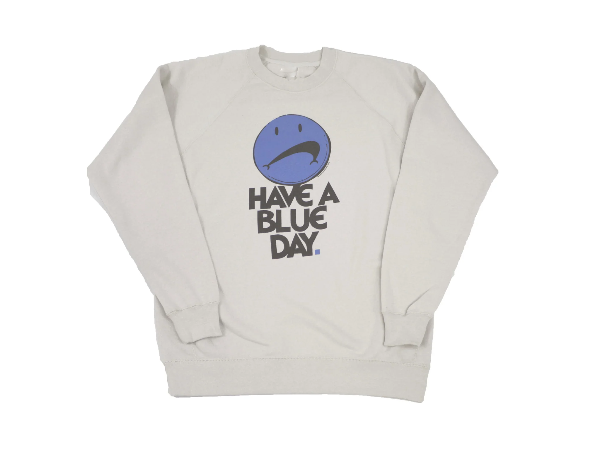 BLUETILE HAVE A BLUE DAY CREWNECK STONE HEATHER
