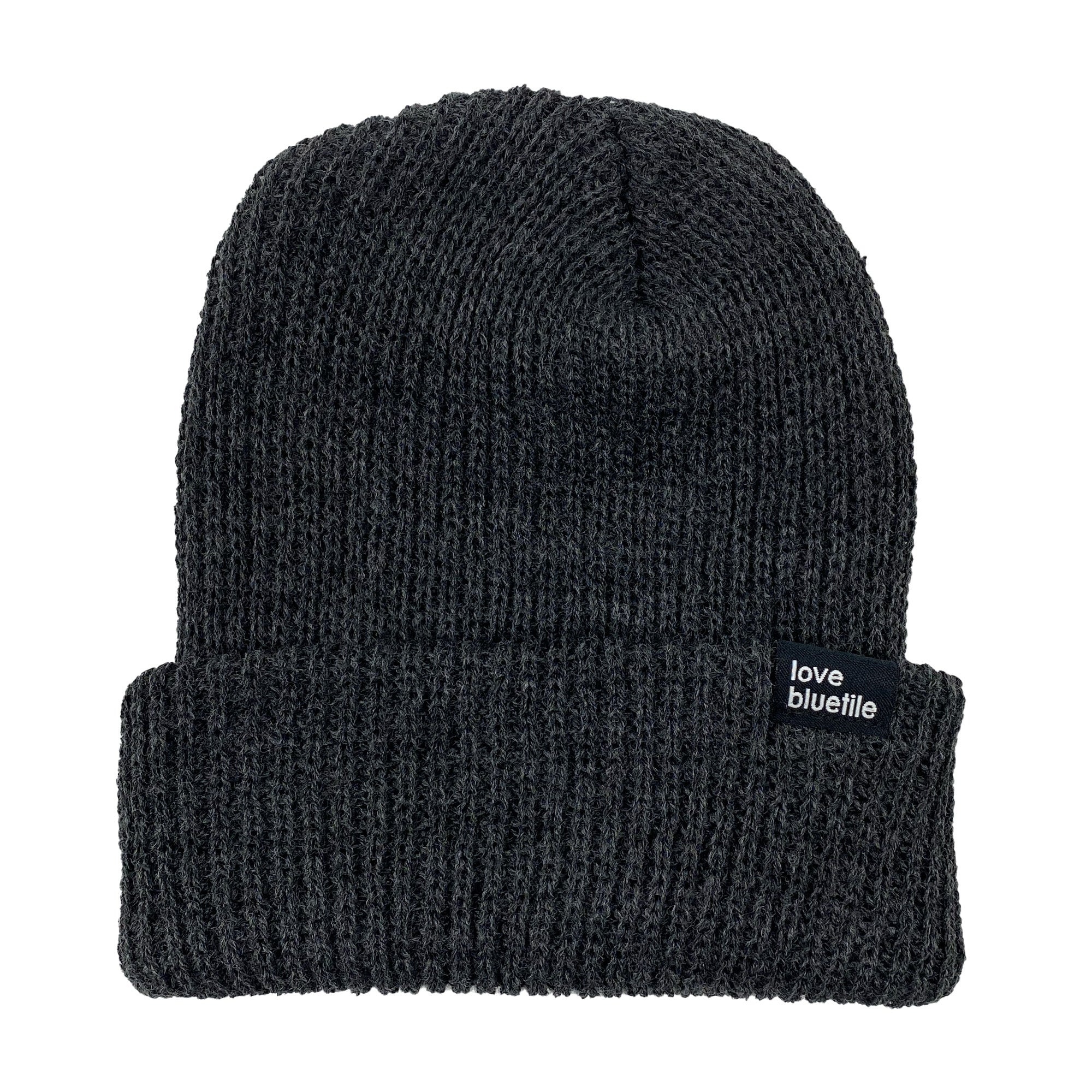 BLUETILE LOVE ALWAYS KNIT BEANIE DARK GREY