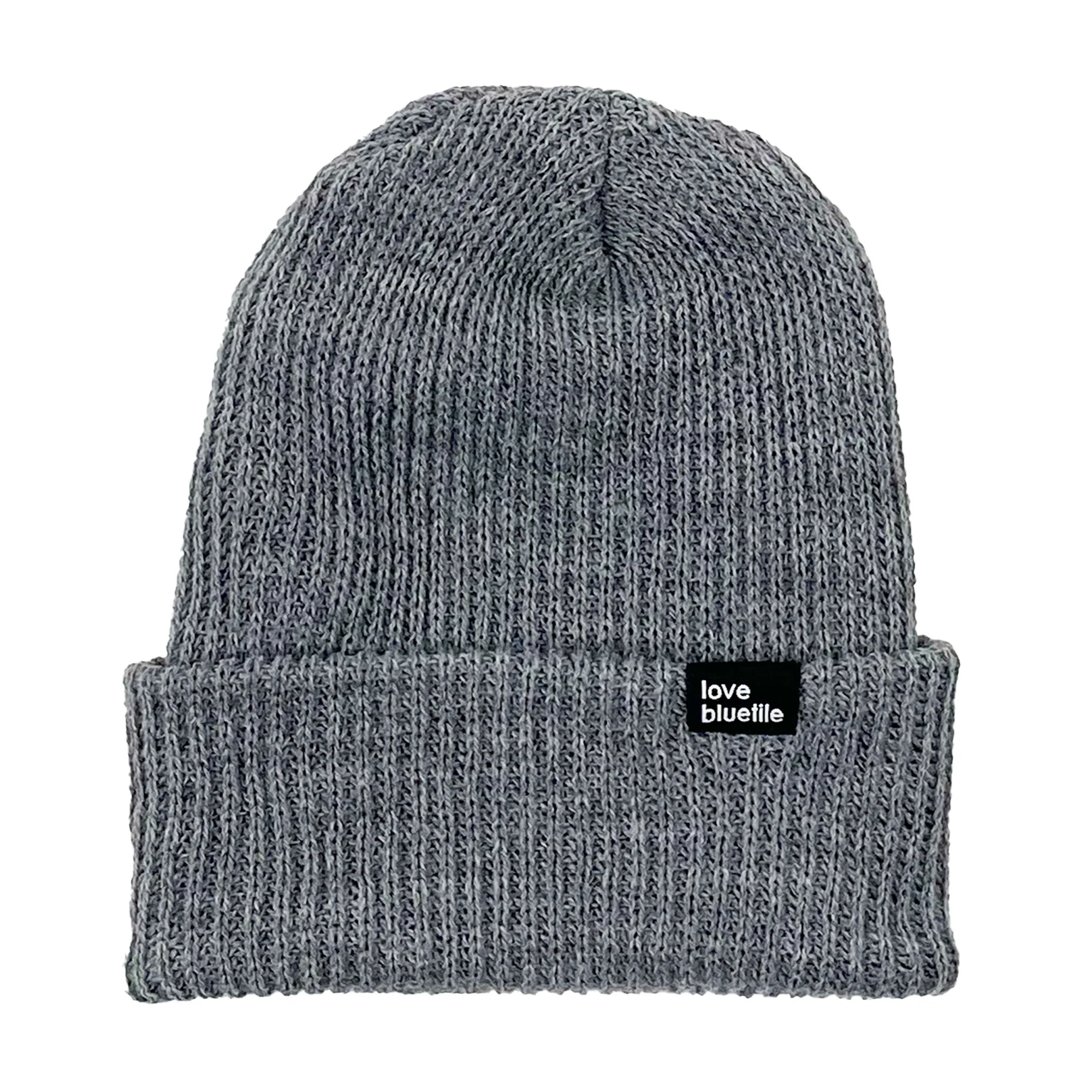 BLUETILE LOVE ALWAYS KNIT BEANIE LIGHT GREY