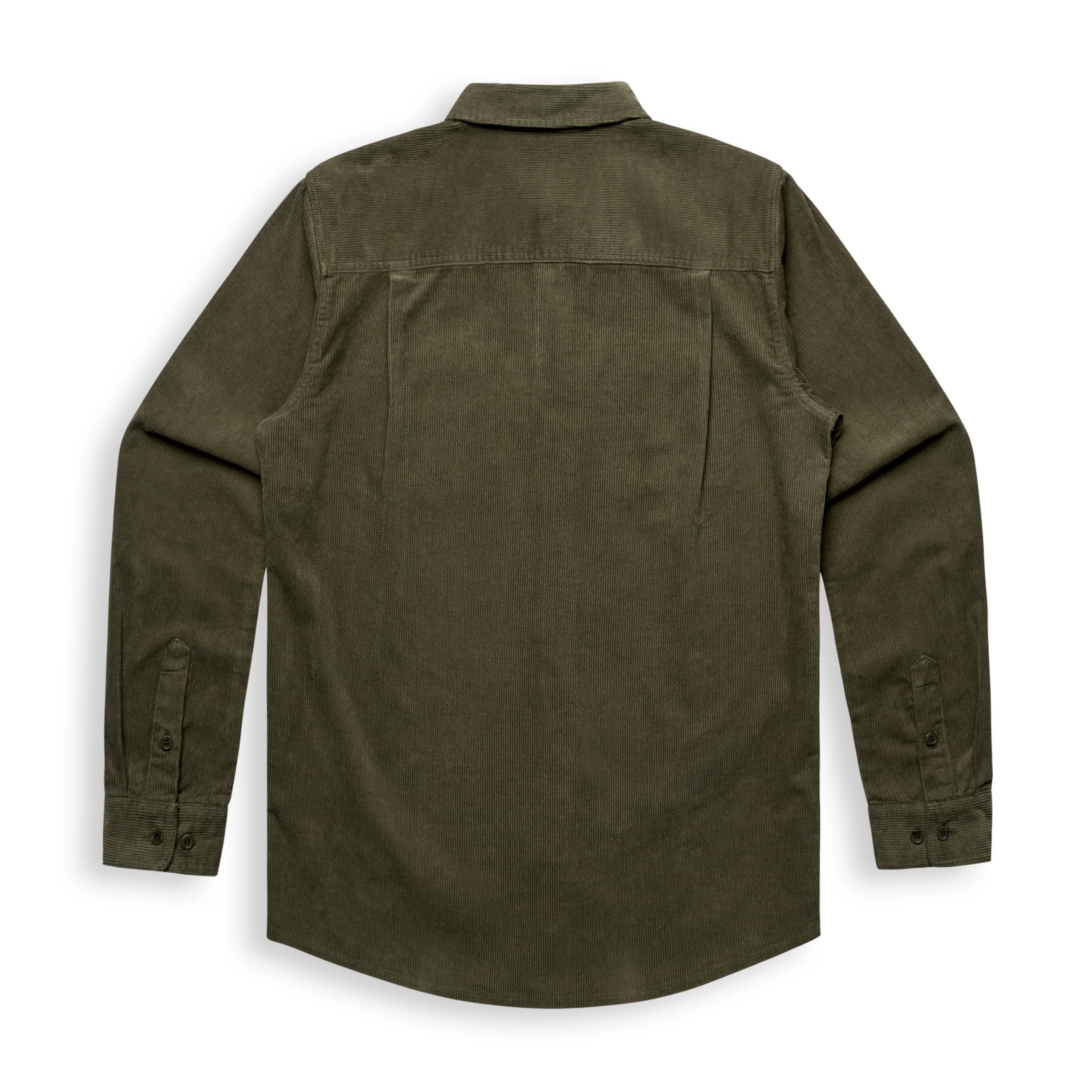 BLUETILE "LOVE BLUETILE" CORDUROY BUTTON UP ARMY - Image 3