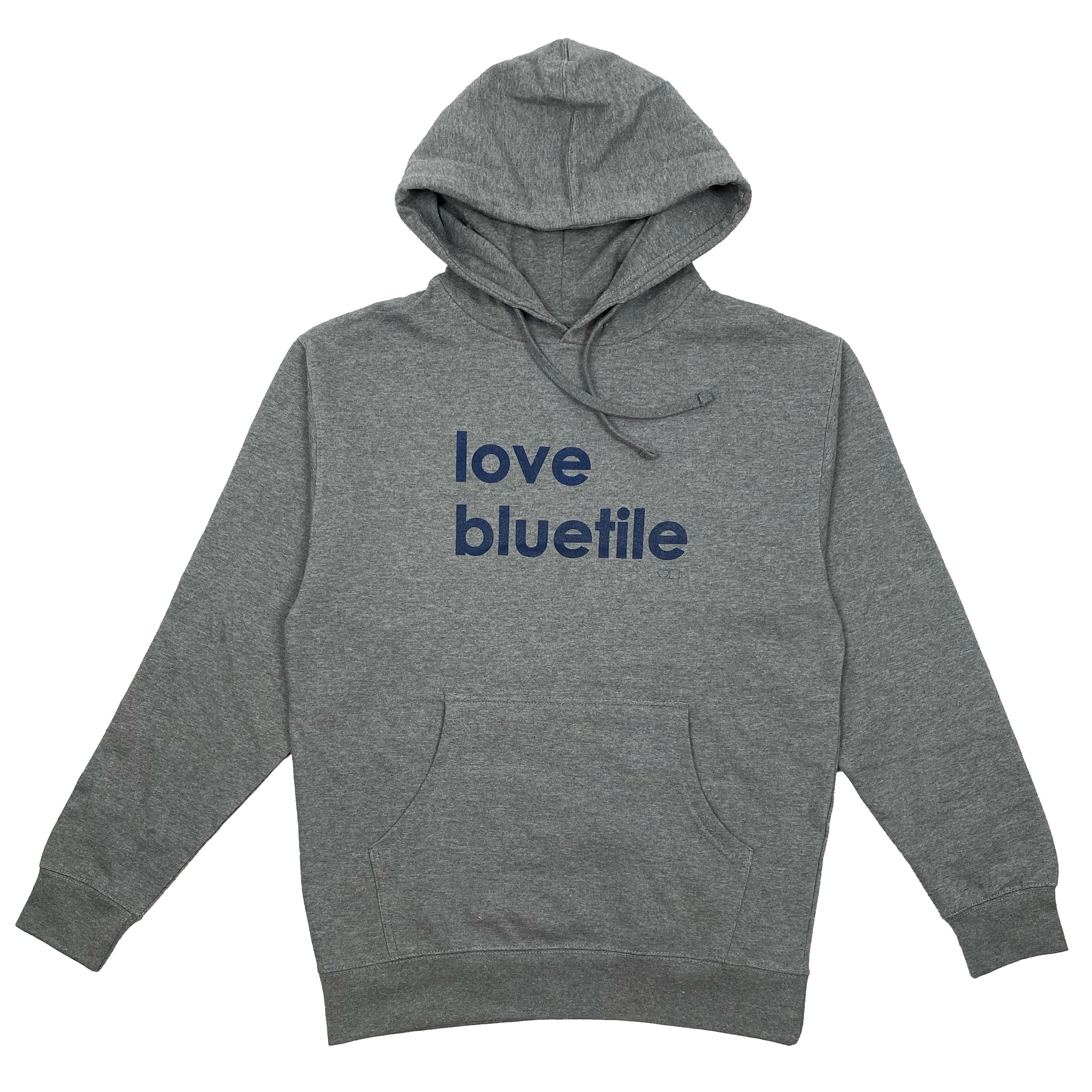 BLUETILE LOVE BLUETILE HOODIE GREY