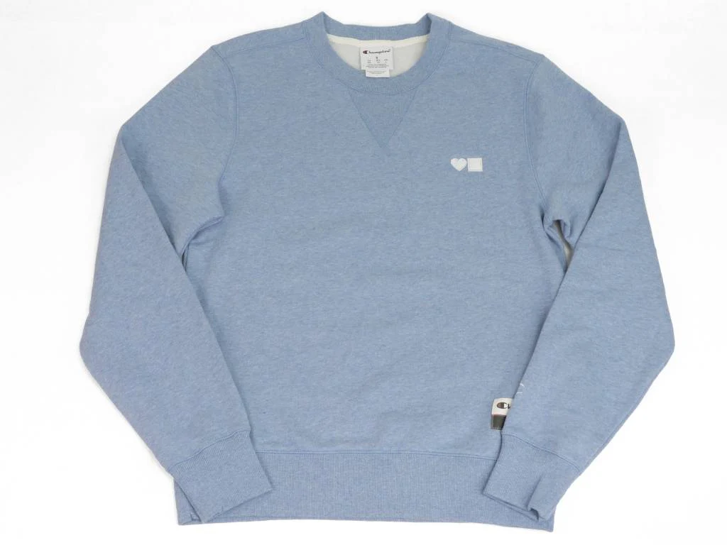 BLUETILE LOVE CHAMPION CREWNECK BLUE