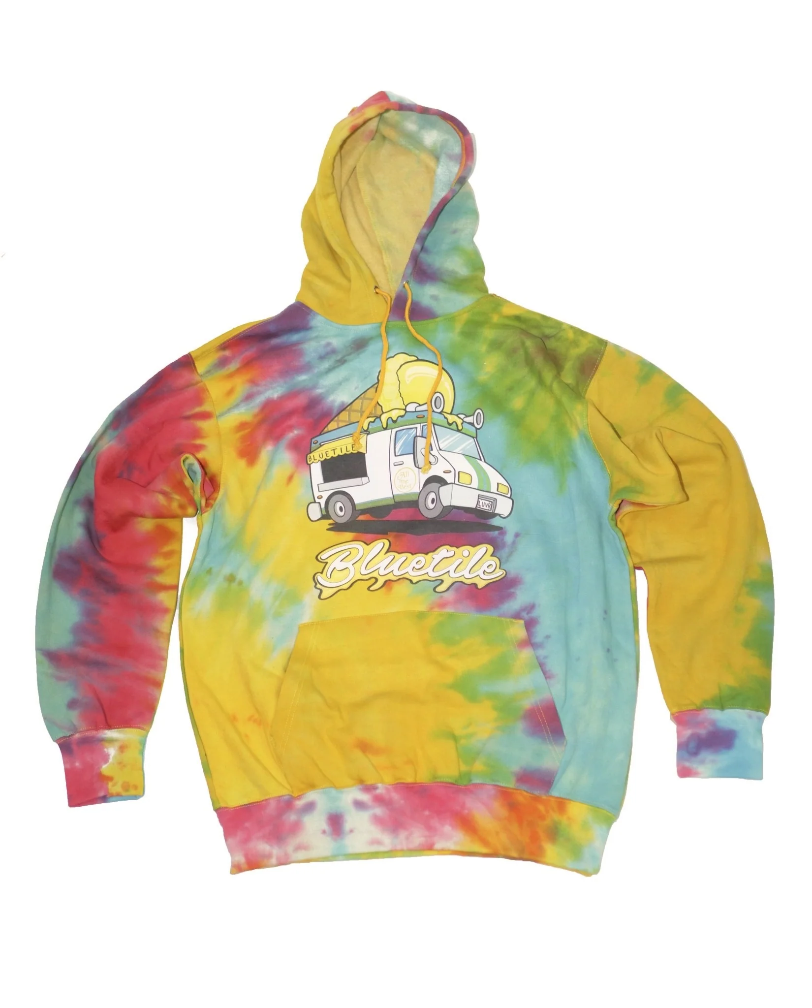 BLUETILE MUNCHIES DELIVERY TIEDYE HOODIE