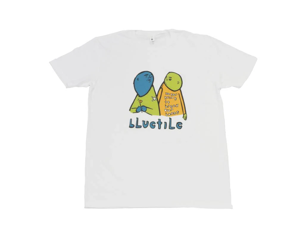 BLUETILE "NEVER GOING TO BREAK OUR BONES" T-SHIRT WHITE
