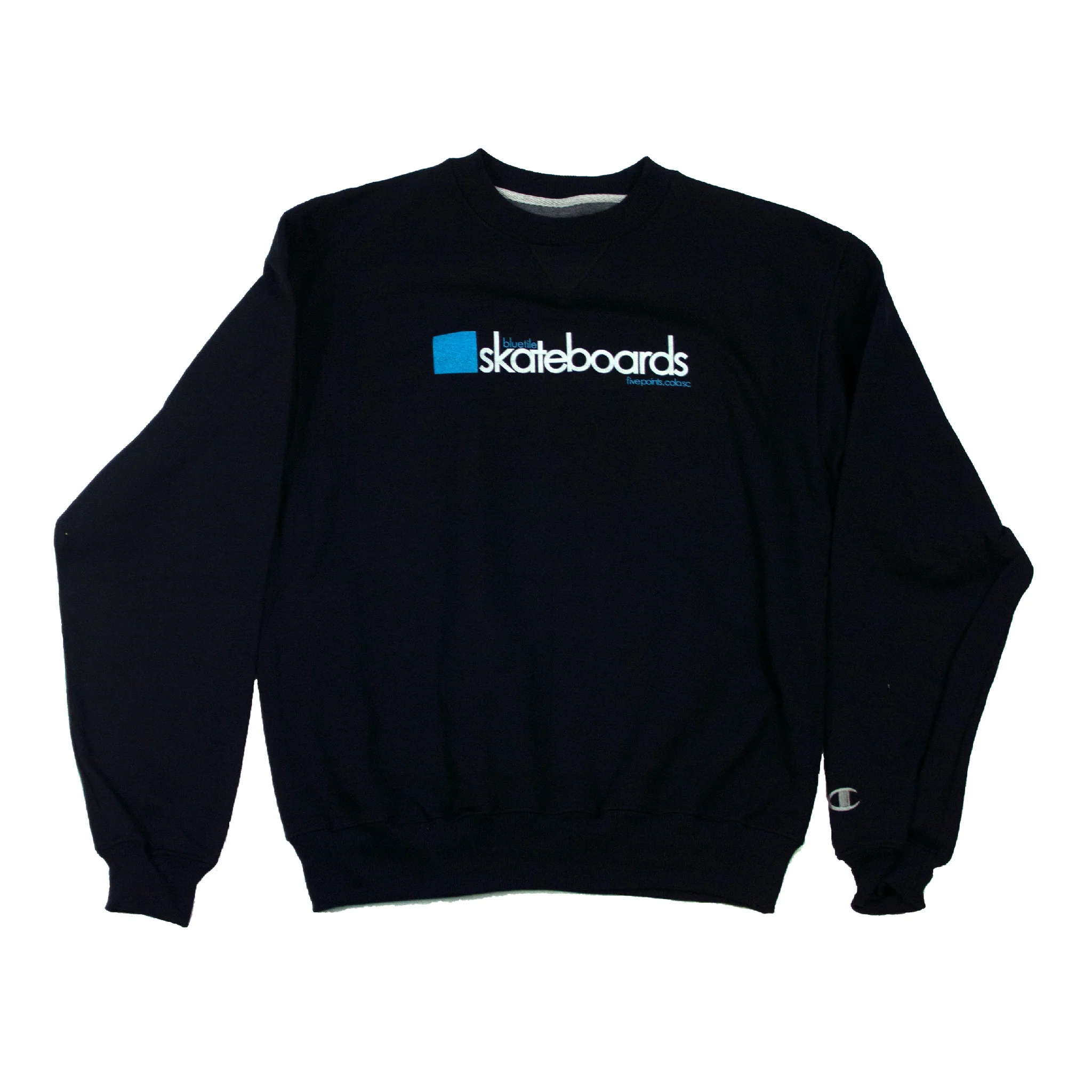 BLUETILE OG 2001 LOGO CREWNECK BLACK