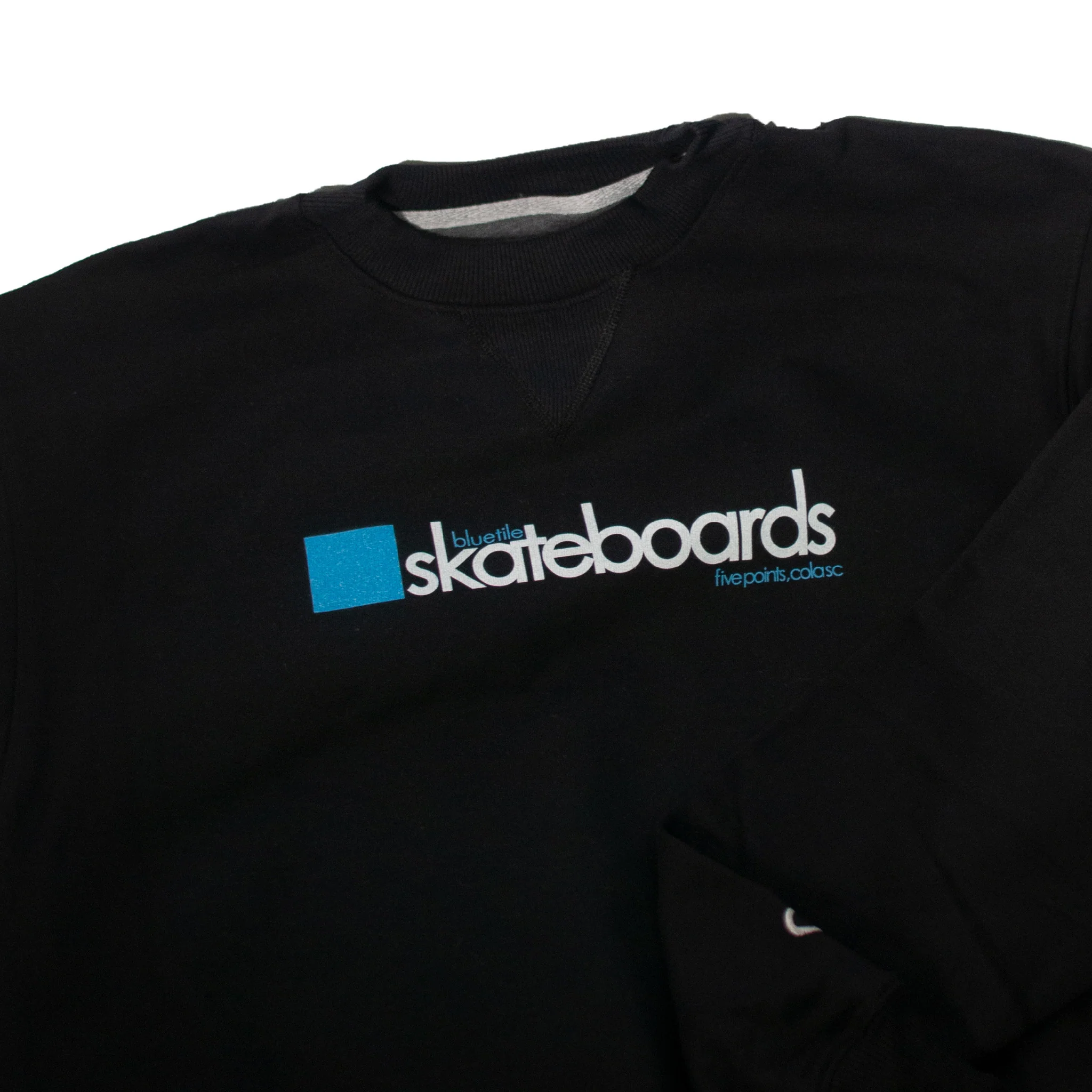 BLUETILE OG 2001 LOGO CREWNECK BLACK - Image 2