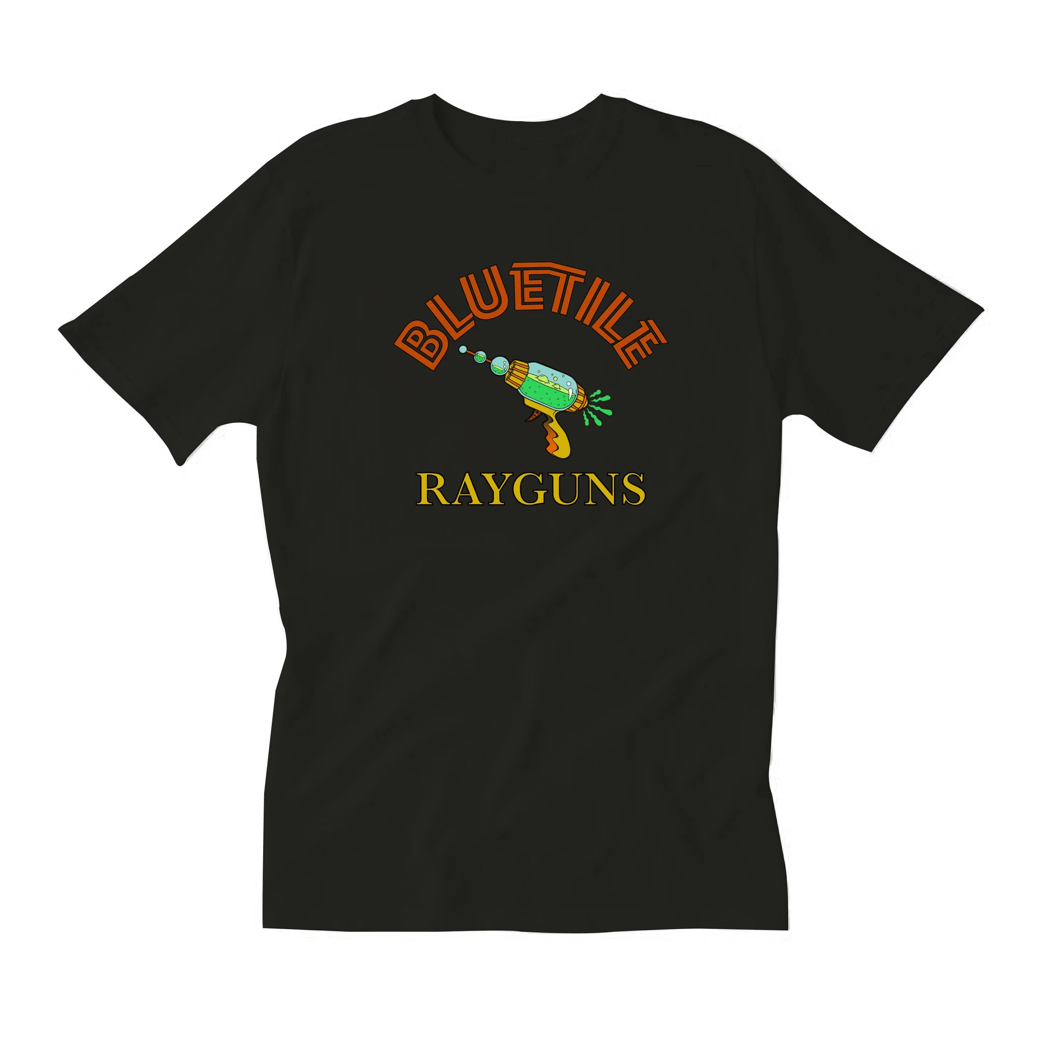 BLUETILE RAYGUN GRAPHIC T-SHIRT BLACK