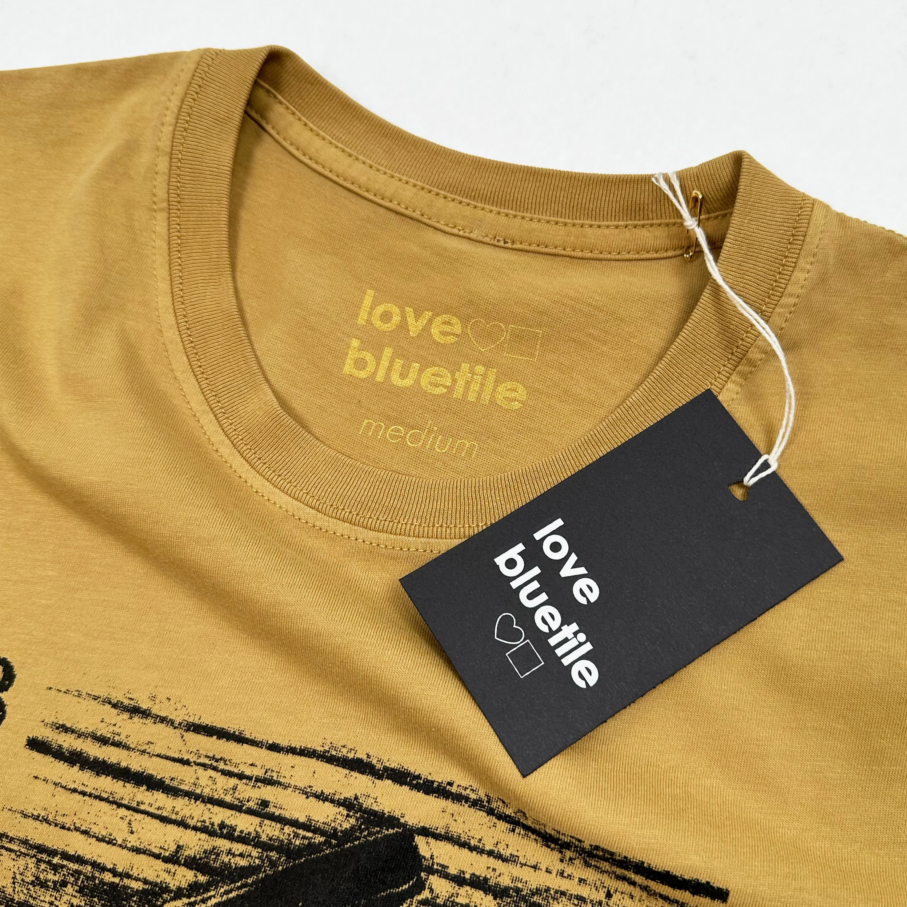 BLUETILE "RAZORS" TEE FADED MUSTARD - Image 3