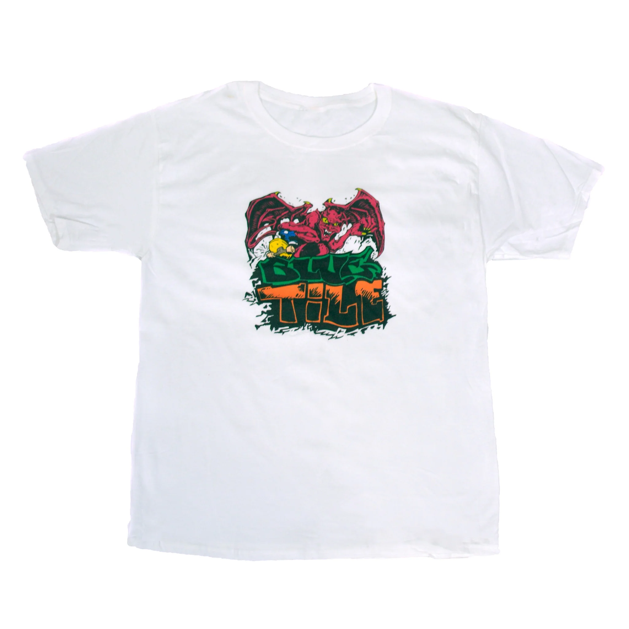 BLUETILE SKATE PIT TRIBUTE T-SHIRT WHITE