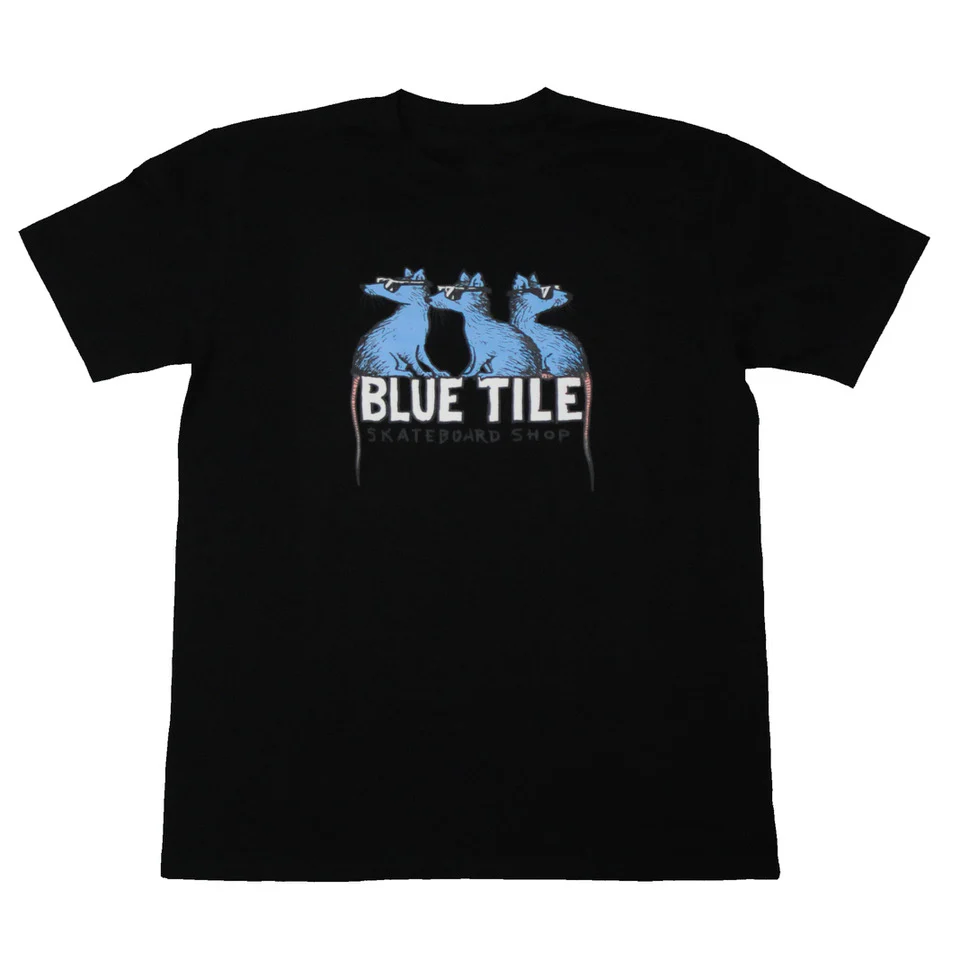 BLUETILE SKATE RATS TEE BLACK
