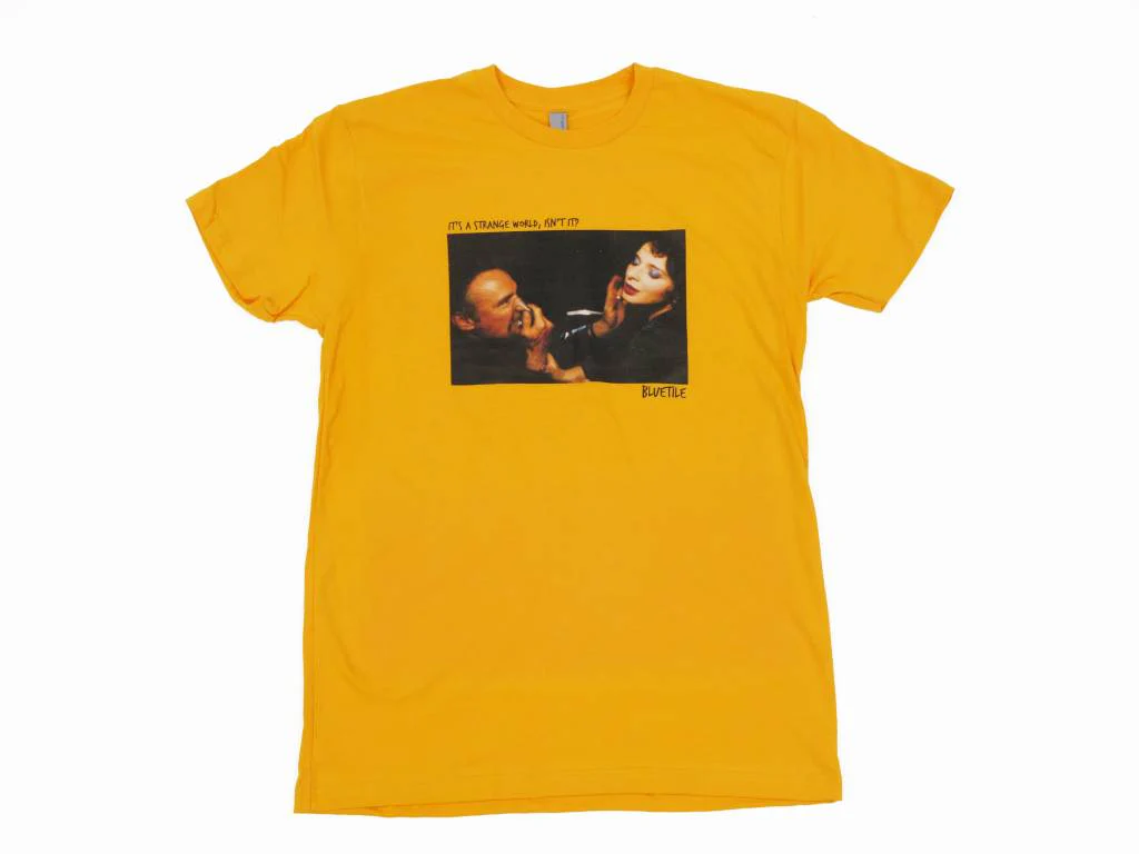 BLUETILE "STRANGE WORLD" T-SHIRT GOLD
