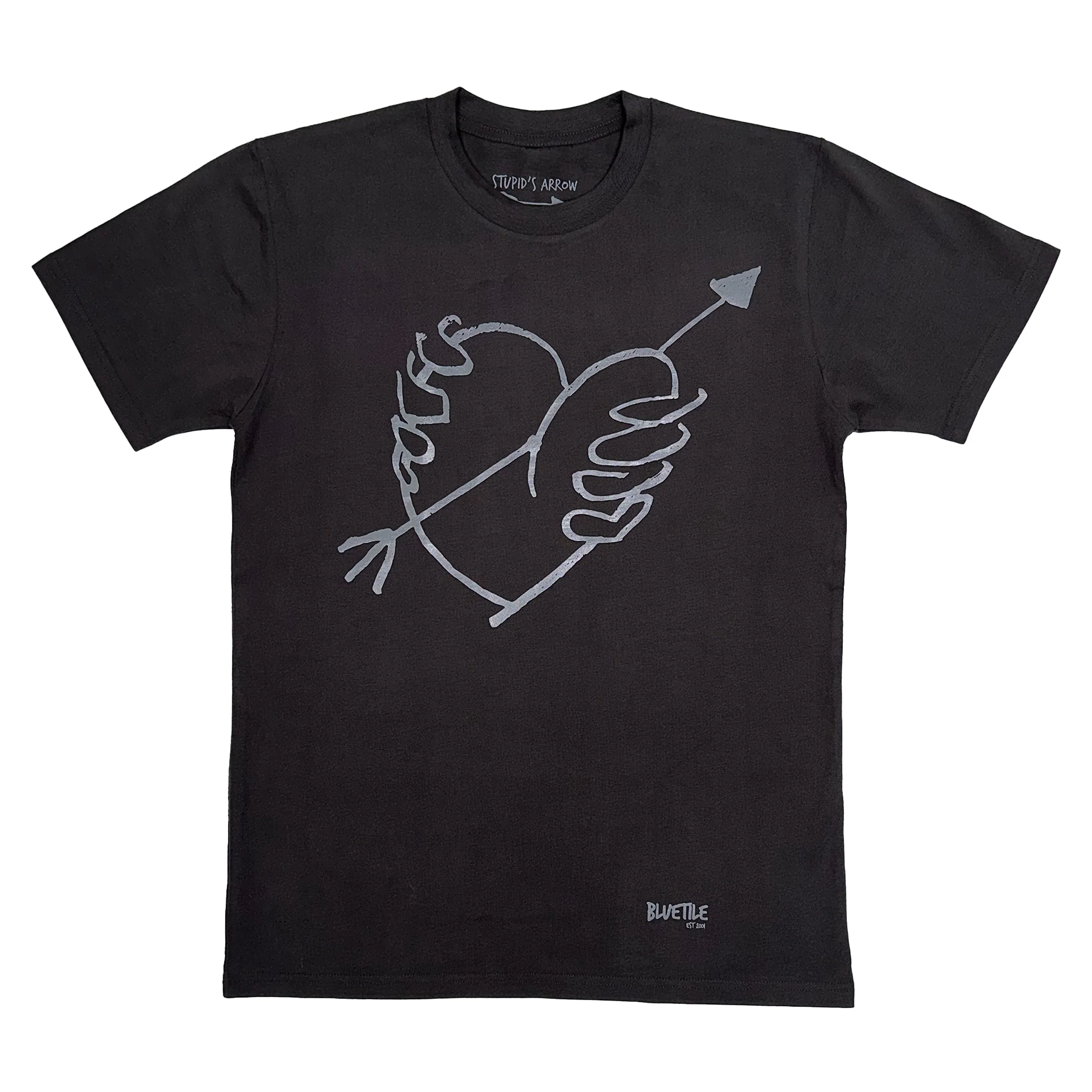 BLUETILE "STUPID'S ARROW" TEE COAL