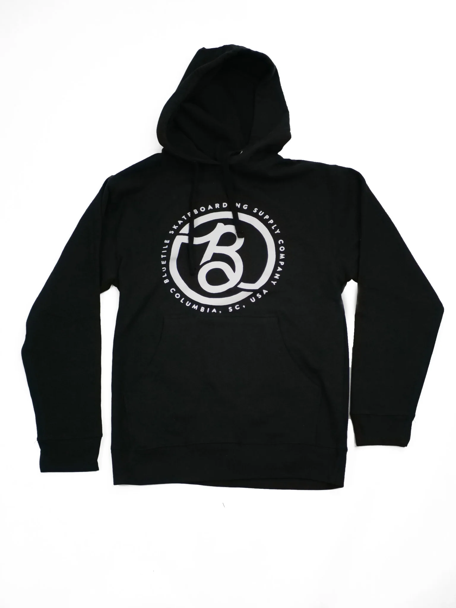 BLUETILE SUPPLY CO. LOGO HOODIE BLACK