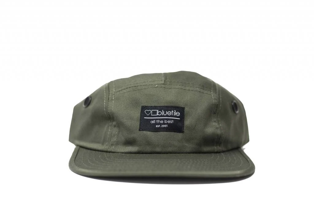 BLUETILE SURPLUS 5 PANEL HAT OLIVE GREEN