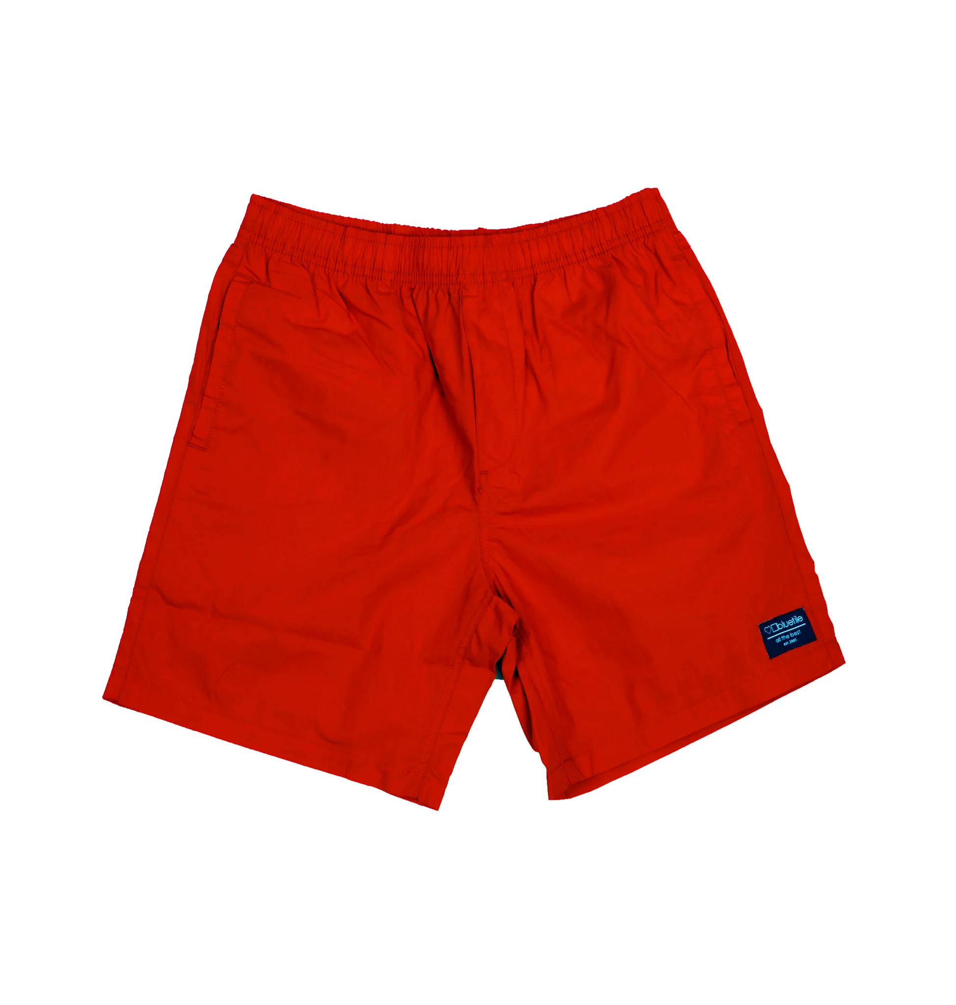 BLUETILE SURPLUS BEACH SHORT RED