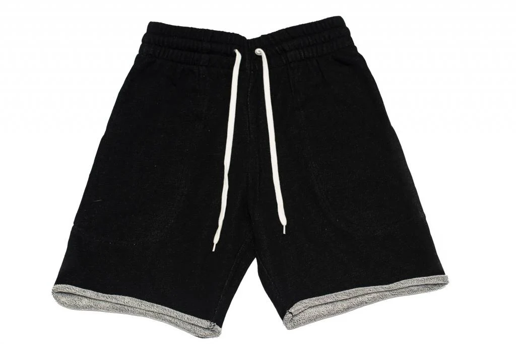 BLUETILE SURPLUS SWEAT SHORT BLACK