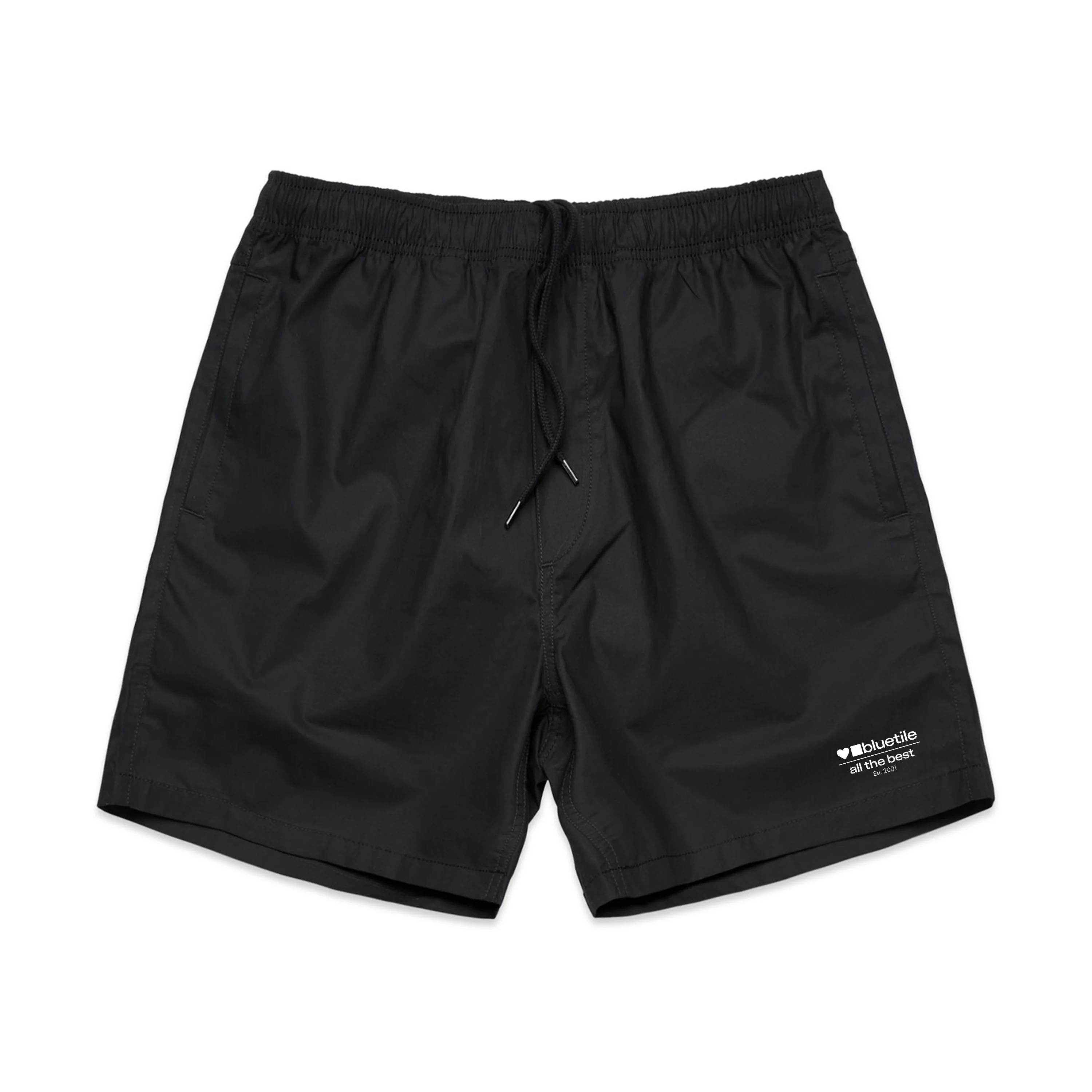 BLUETILE SURPLUS V3 BEACH SHORT BLACK