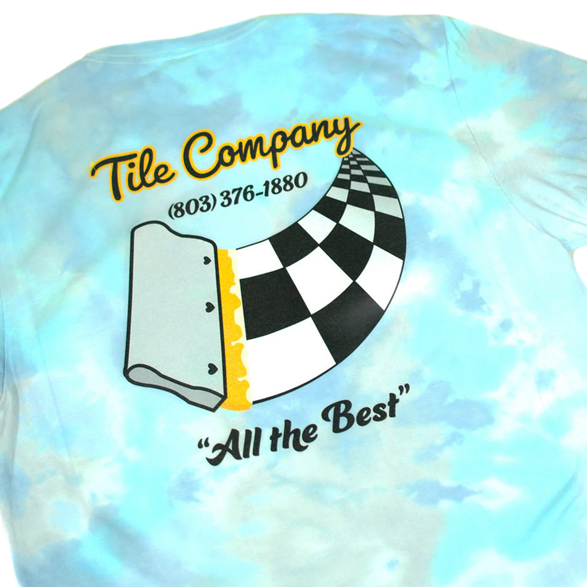 BLUETILE TILE CO T-SHIRT TIE DYE BLUE - Image 3