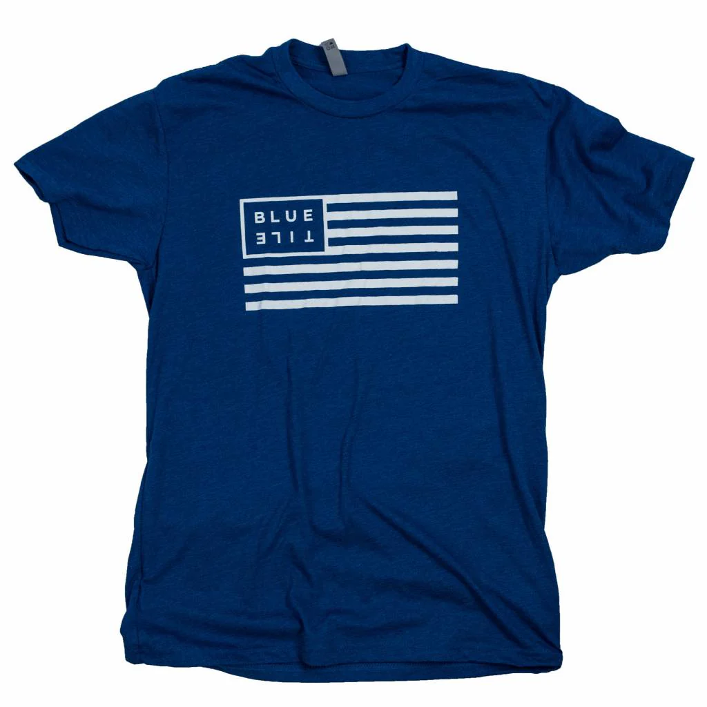 UNITED STATES OF BLUETILE - BLUE / WHITE