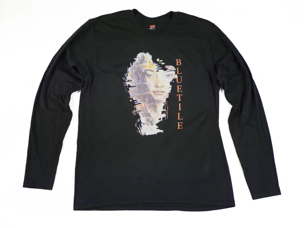 BLUETILE WATER COLOR LONG SLEEVE BLACK