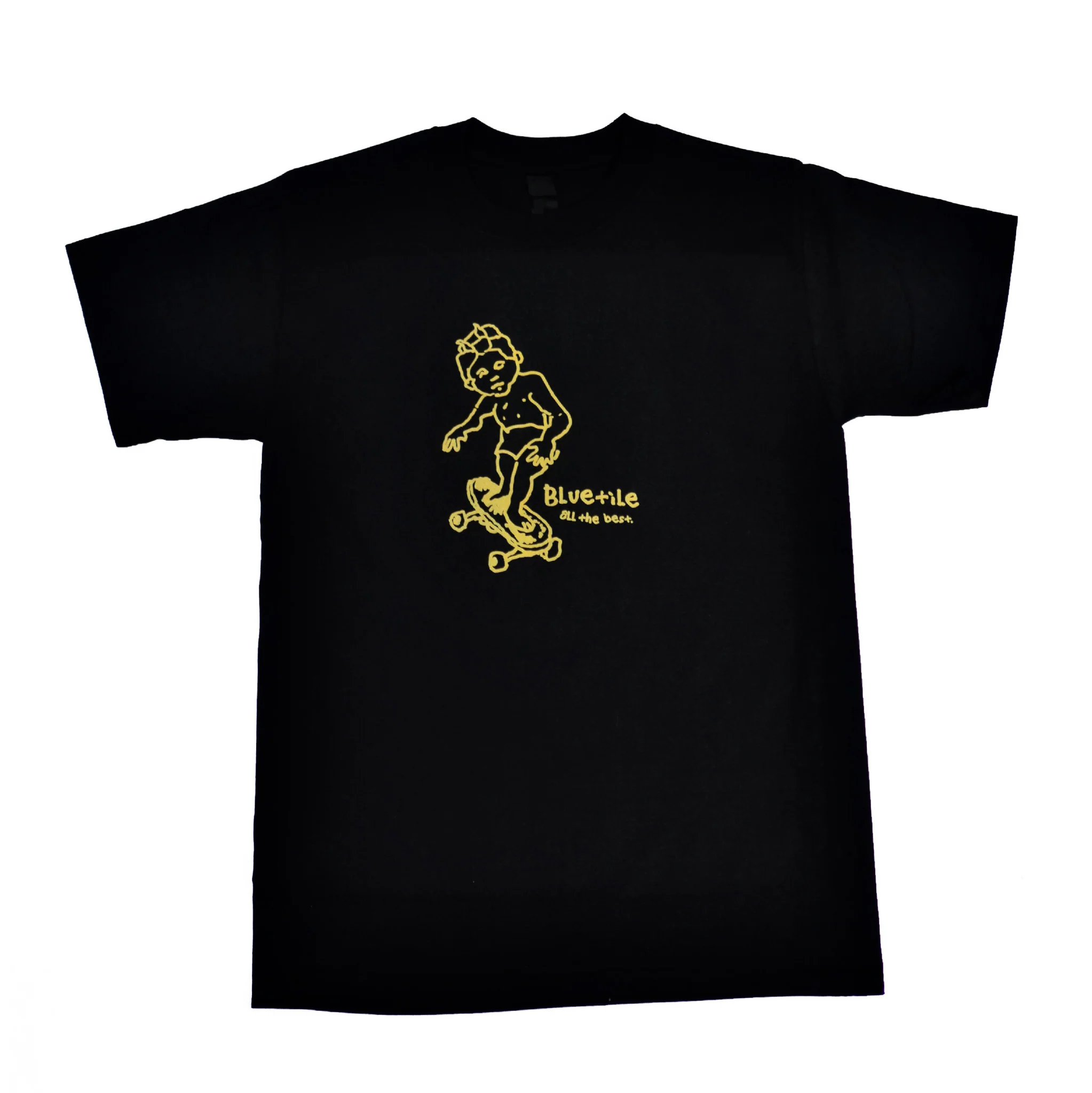 BLUETILE x GONZ SKETCHY T-SHIRT BLACK