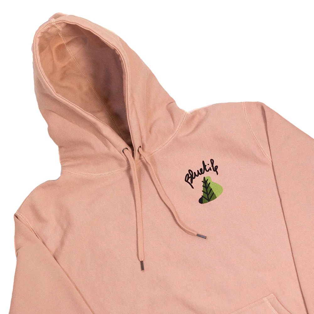 BLUETILE X L.B. STILL GROWING HOODIE DUSTY PINK - Image 3