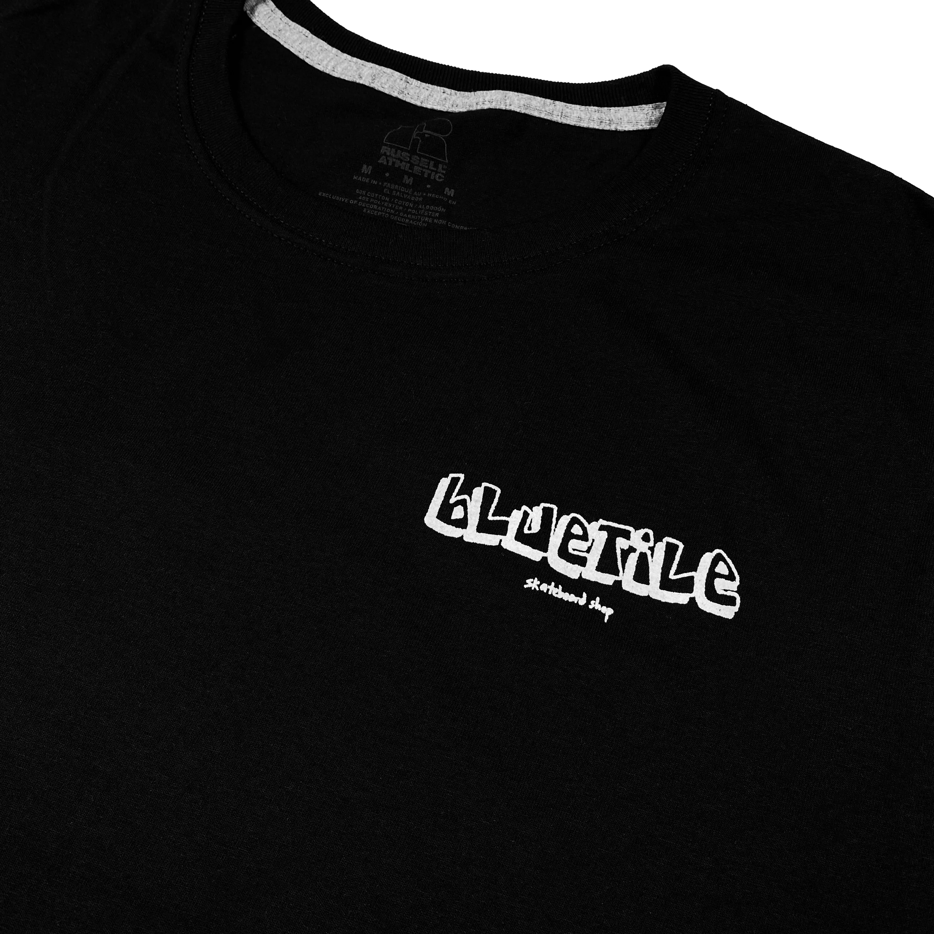 BLUETILE X SKATESHOPDAY TEE BLACK - Image 3