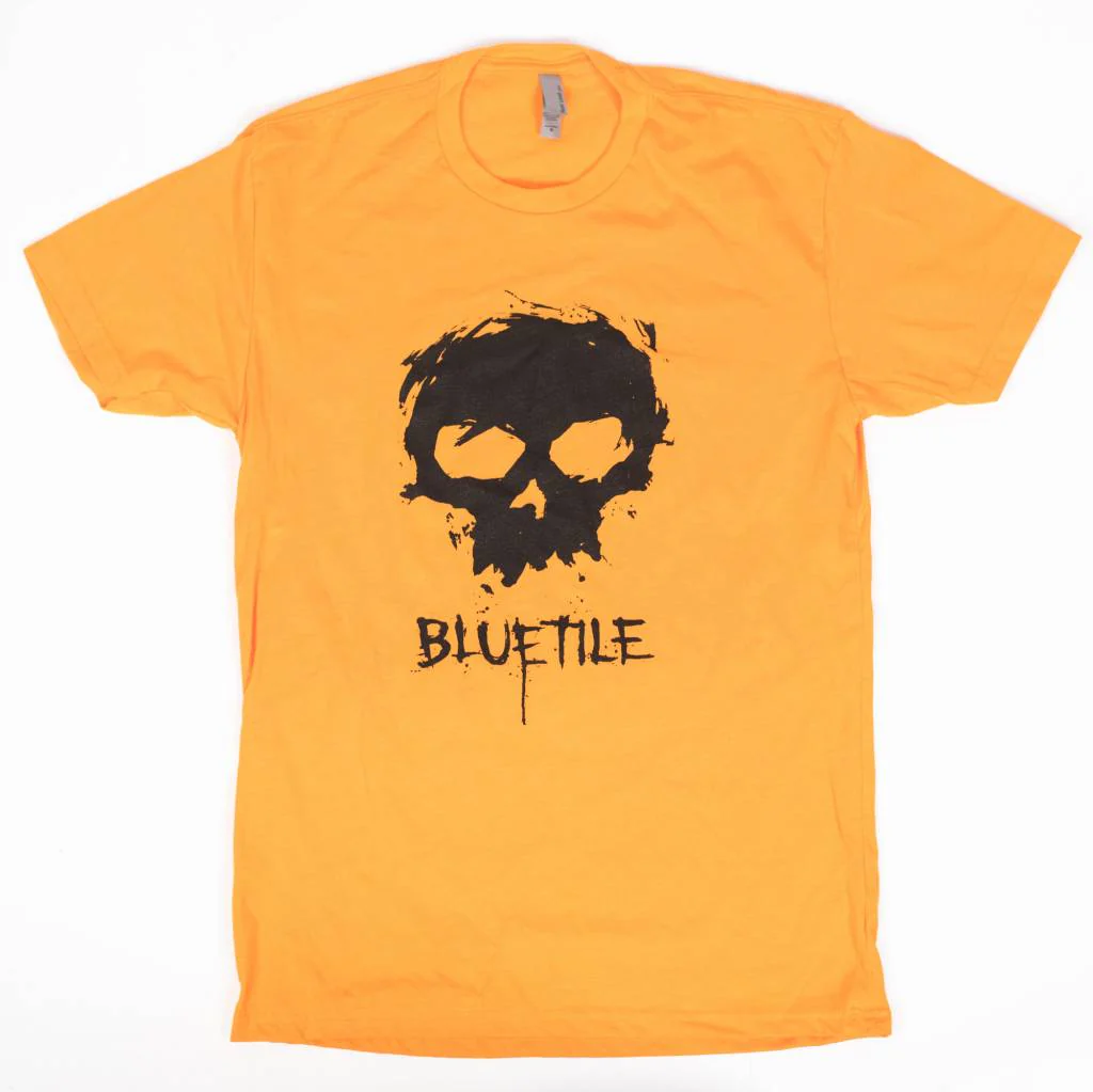 ZERO X BLUETILE SKULL T-SHIRT ORANGE