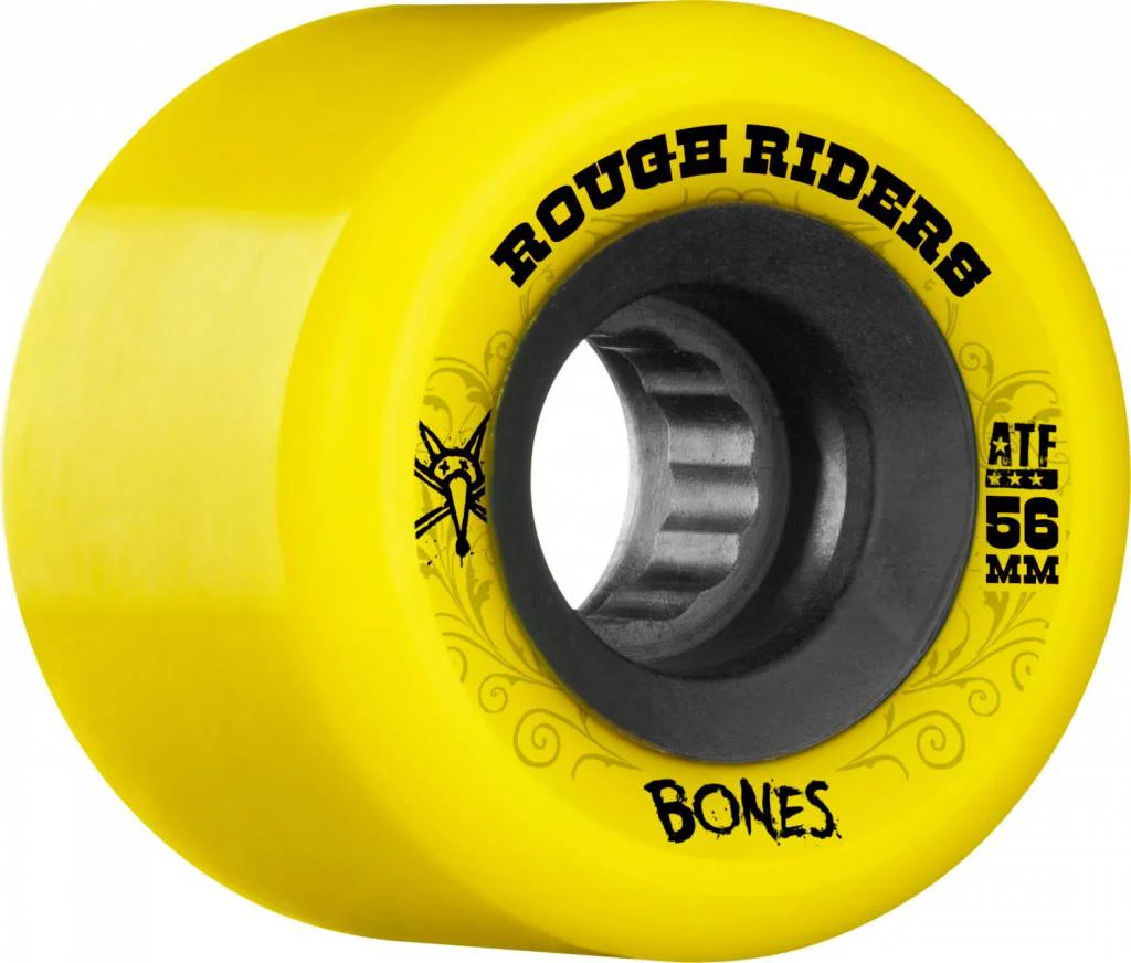 BONES WHEELS ROUGH RIDERS ATF YELLOW 60B