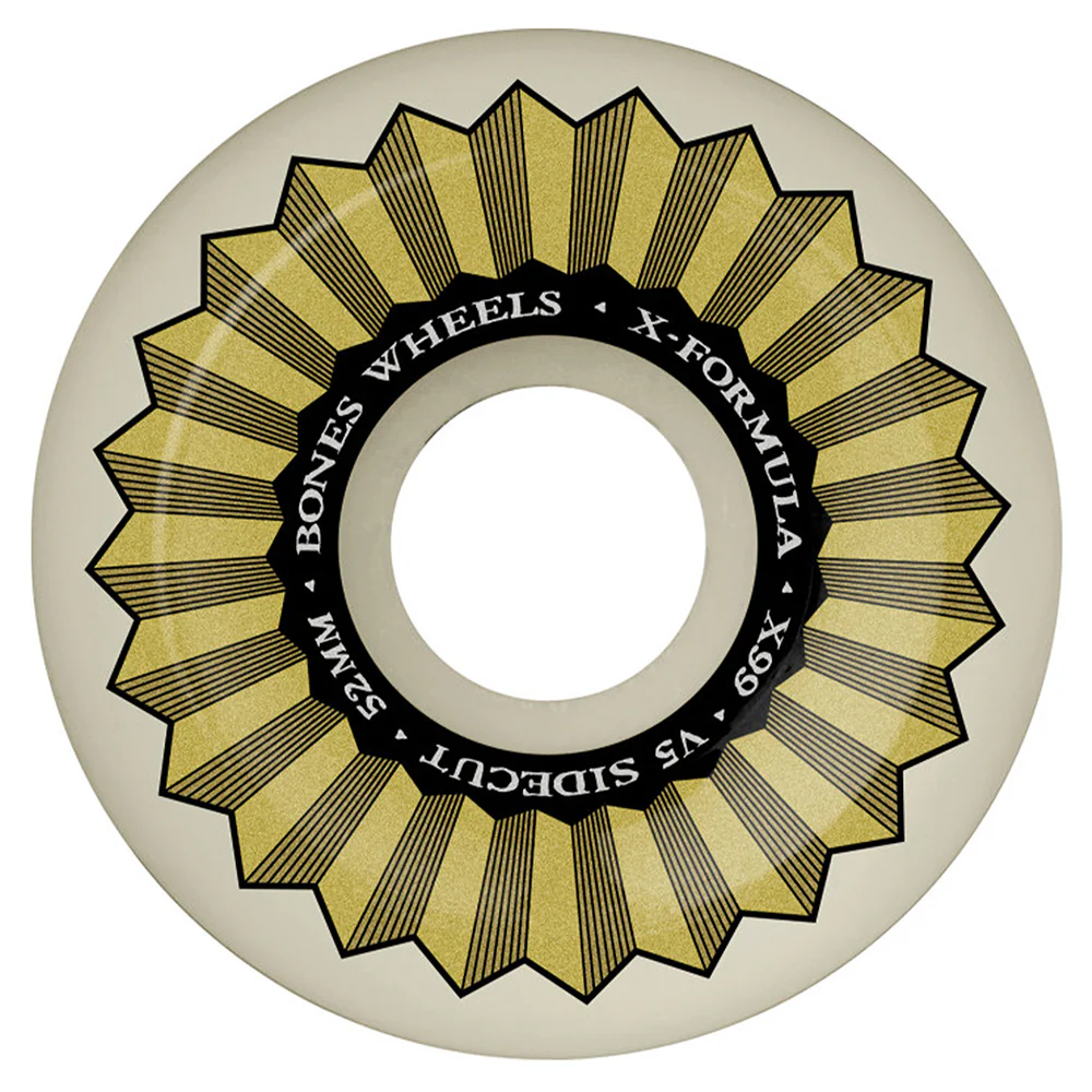 BONES X-FORMULA V5 SIDECUT 52MM 99A GOLD
