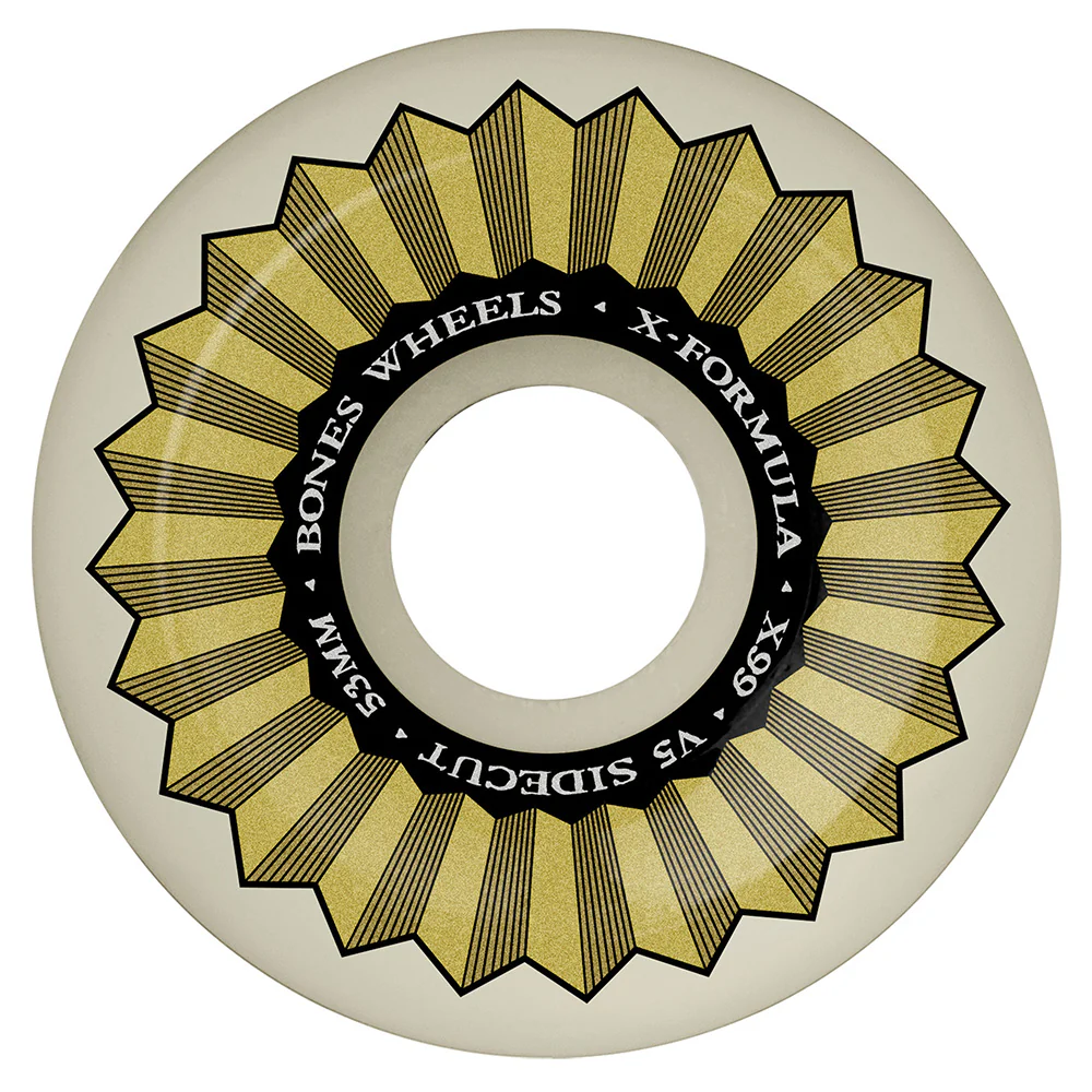 BONES X-FORMULA V5 SIDECUT 53MM 99A GOLD