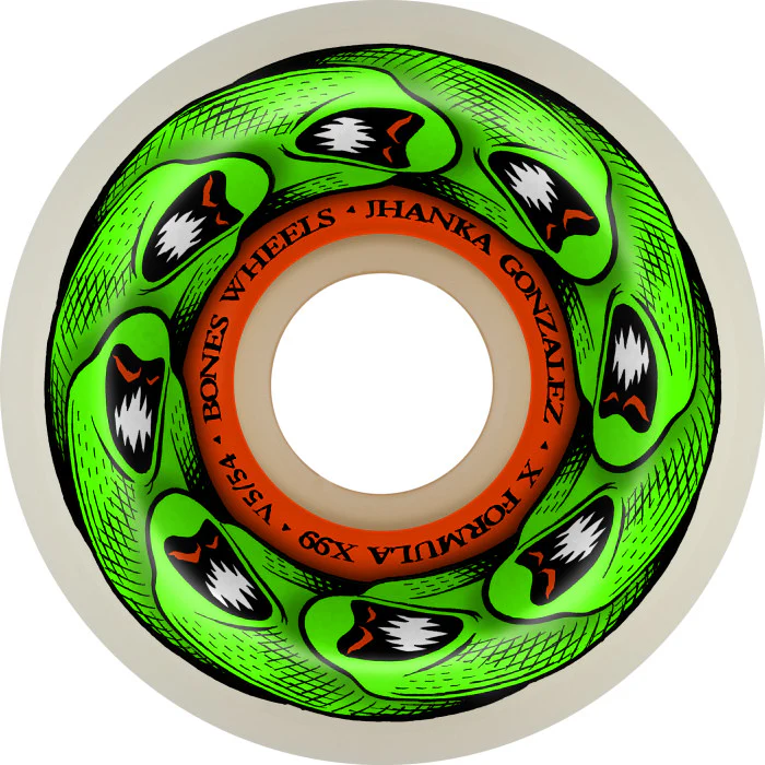 BONES X-FORMULA V5 SIDECUT 54MM 99A JHANKA MONITO & MAT