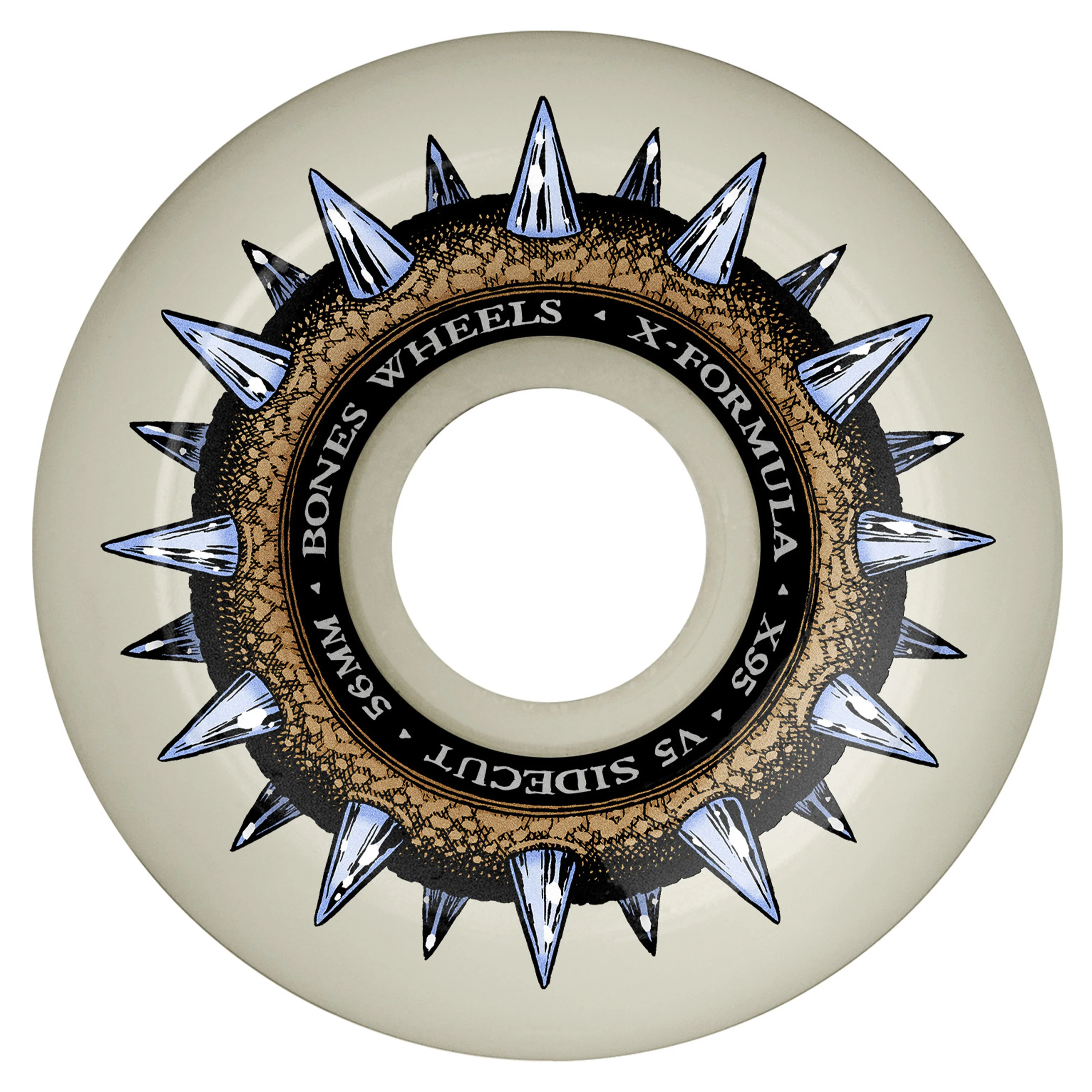 BONES X-FORMULA V5 SIDECUT 56MM 95A STREET CLEATS