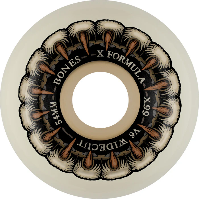BONES X-FORMULA V6 WIDE-CUT 54MM 99A GRIPPIN WOLF