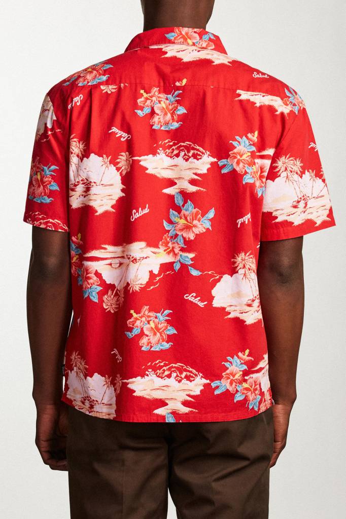 BRIXTON BUELLER S/S WOVEN WASHED ROYAL - Image 4