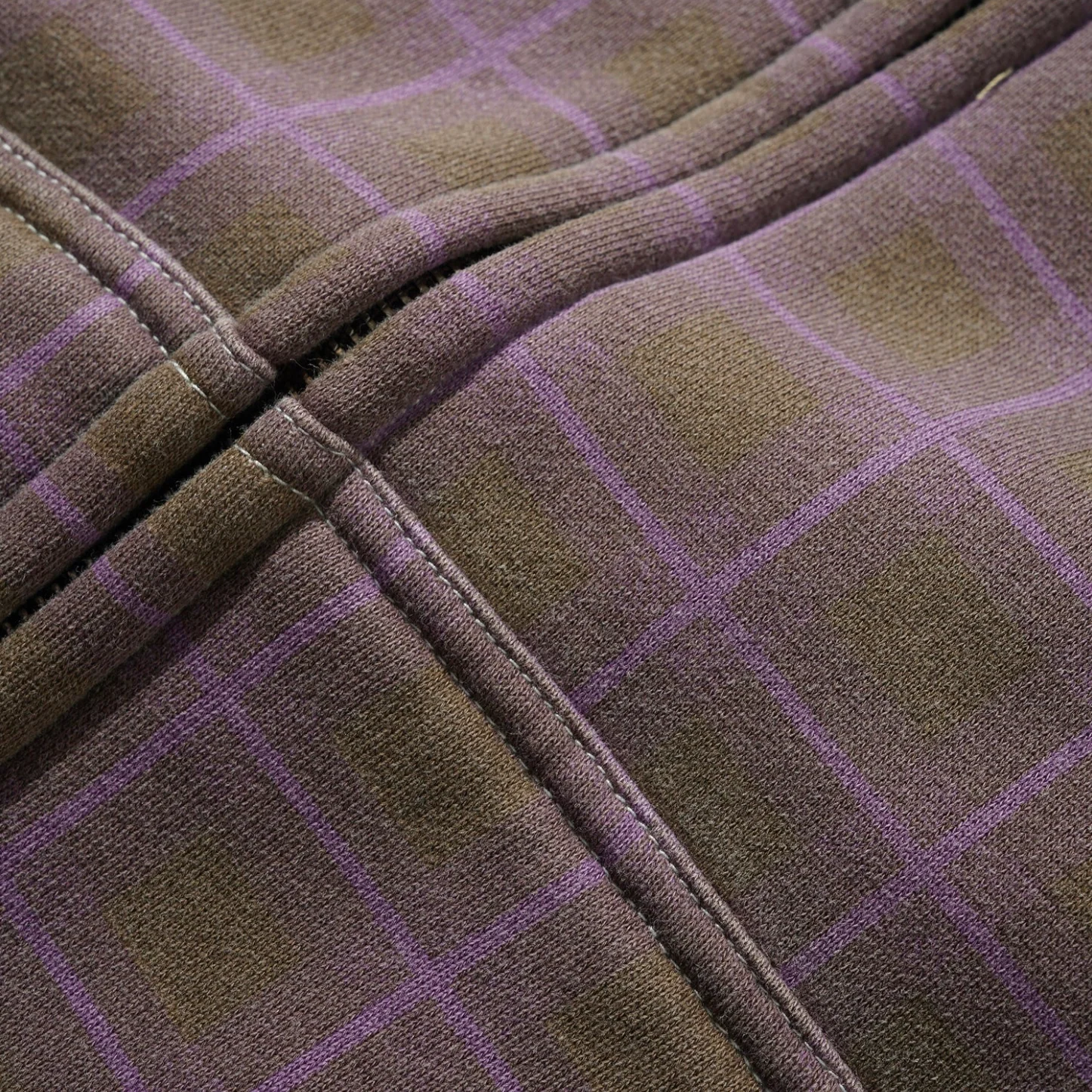 BUTTER ERUPTION ZIP-THRU HOODIE PLAID - Image 3