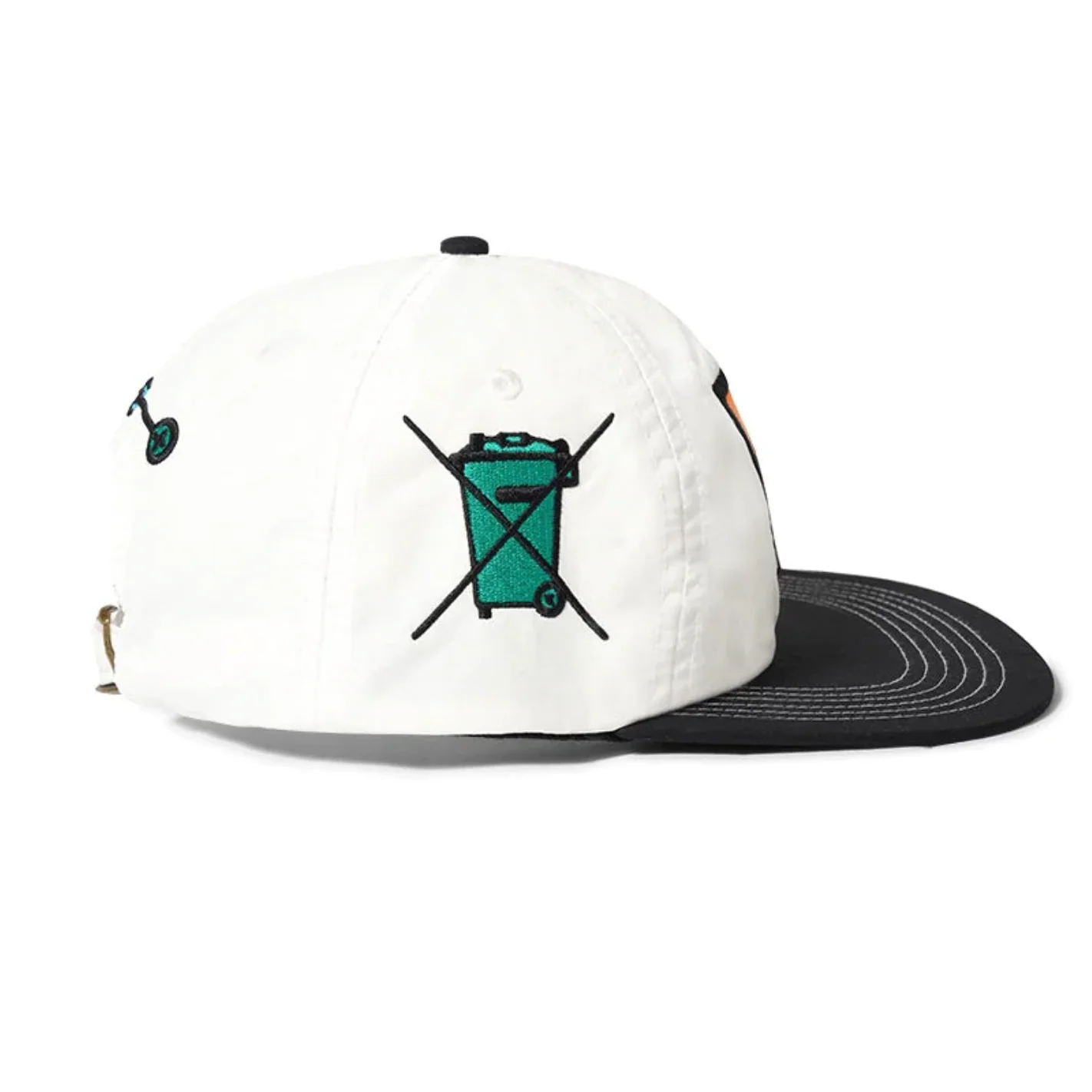 BUTTER GOODS APPLIANCES 6 PANEL CAP BLACK / WHITE - Image 3