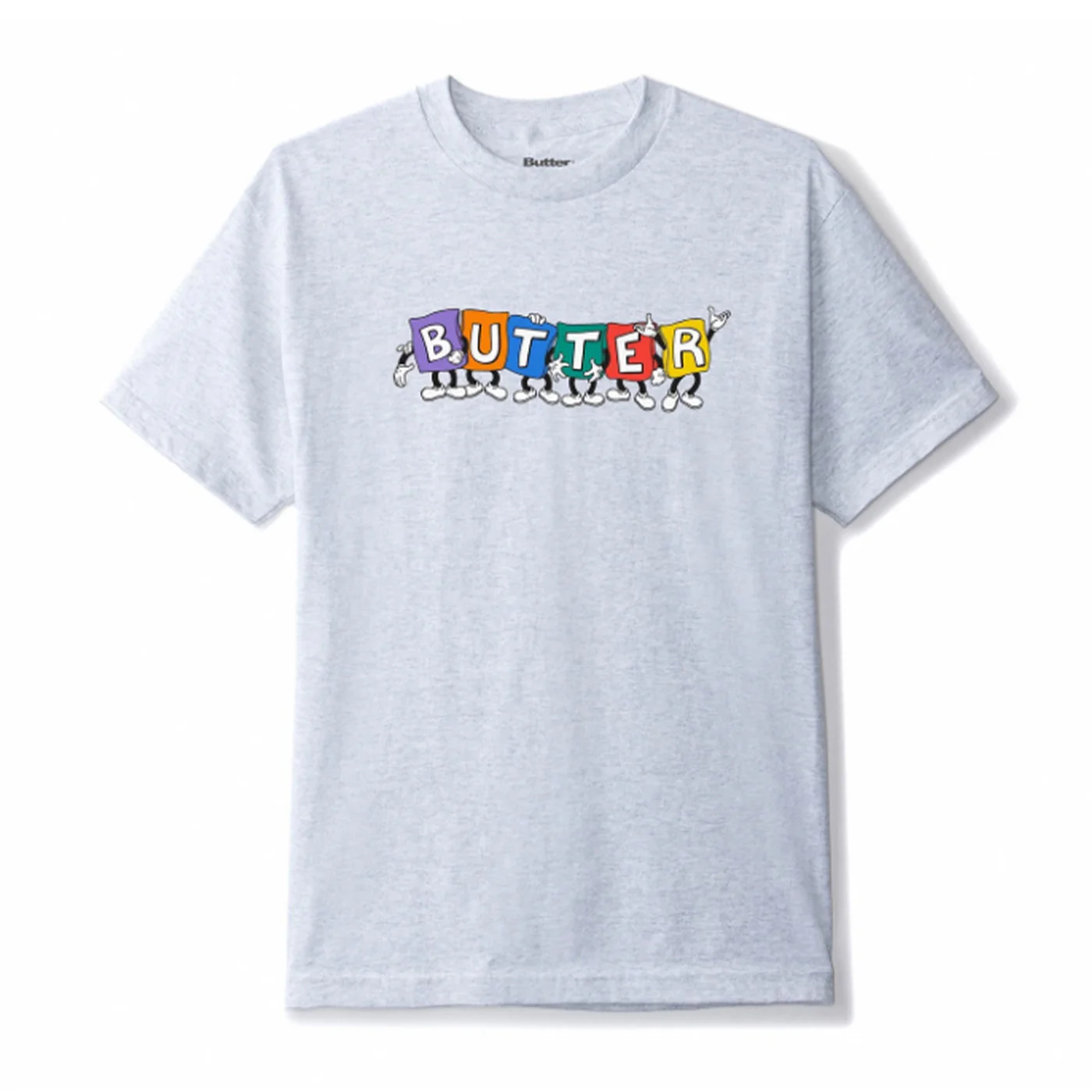 BUTTER GOODS BEANBAG T-SHIRT ASH GREY