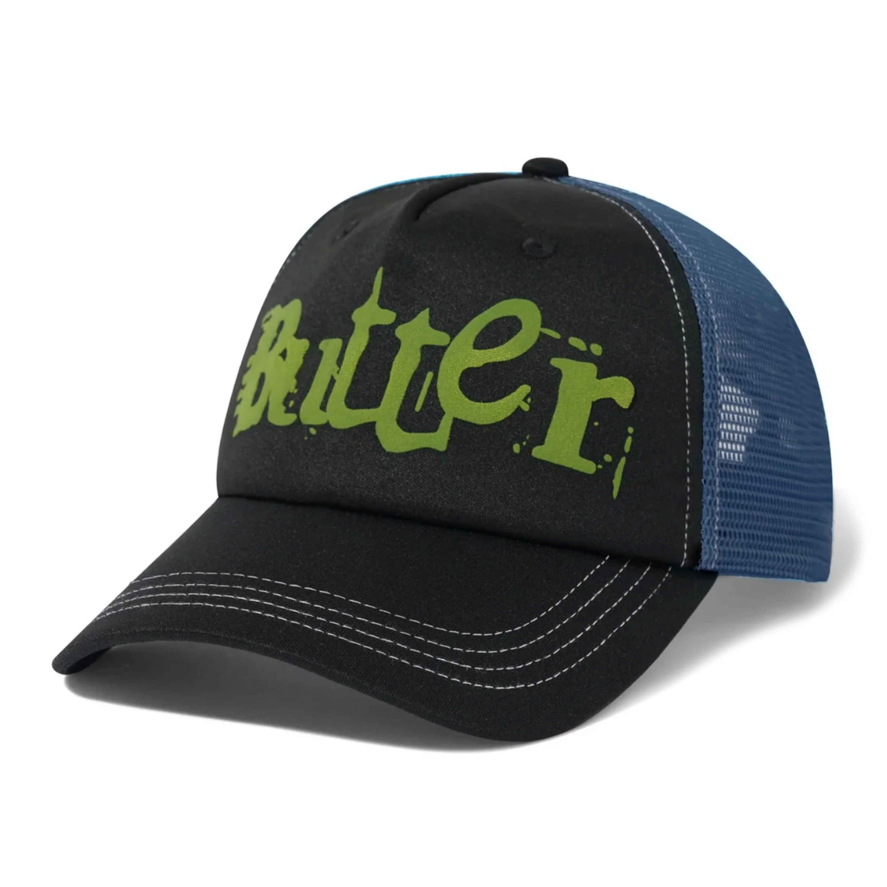 BUTTER GOODS BREAKDOWN TRUCKER CAP BLACK