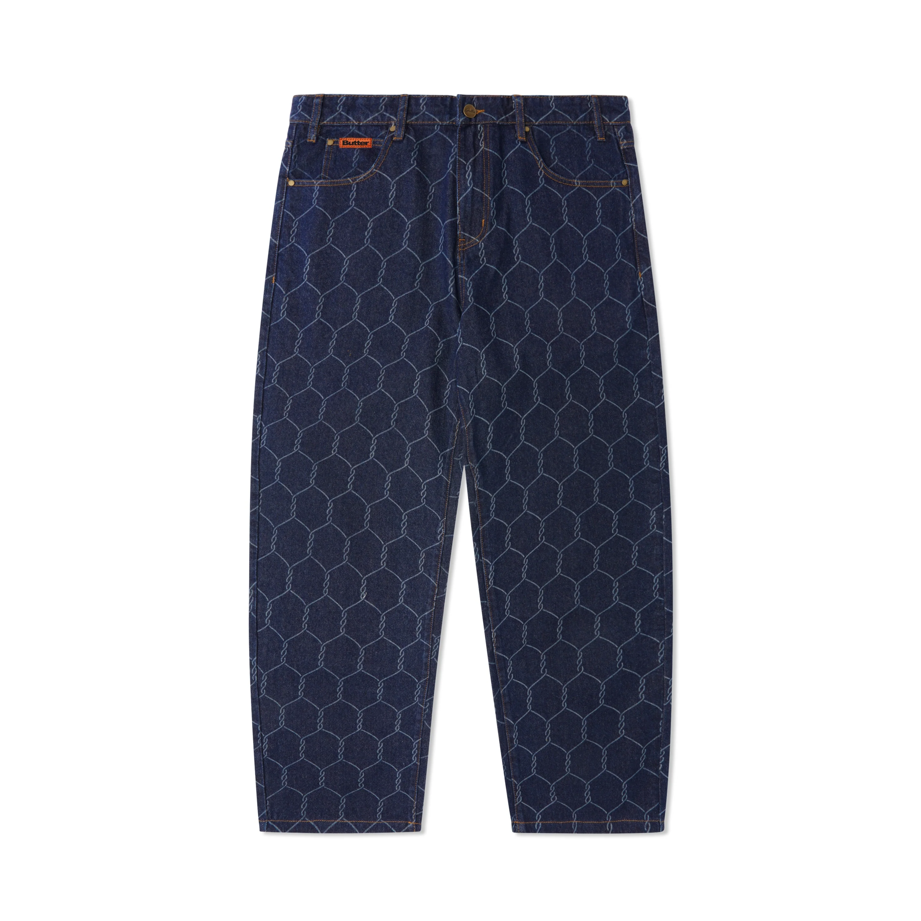 BUTTER GOODS CHAIN LINK DENIM JEANS DARK INDIGO - Image 2