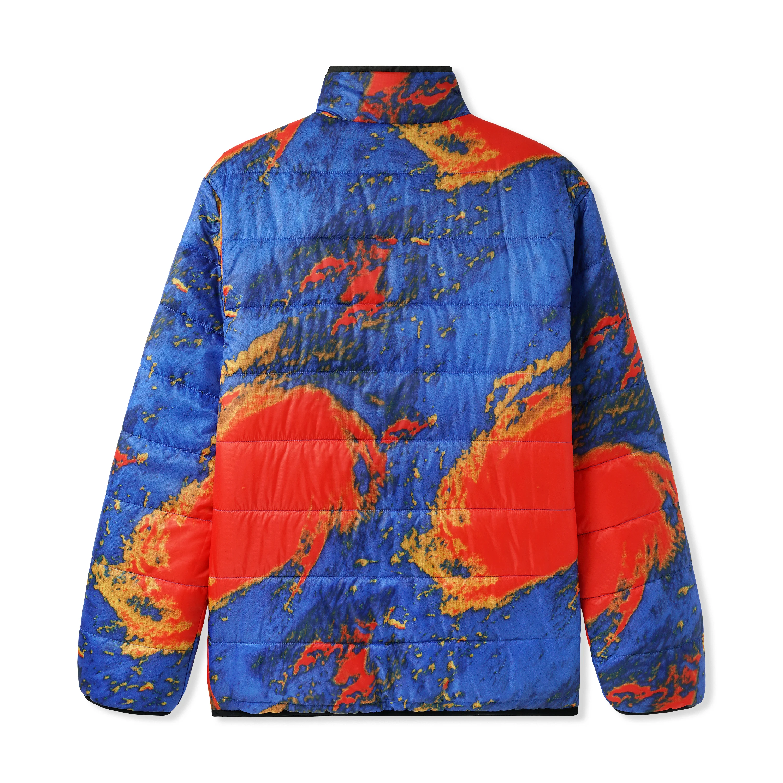 BUTTER GOODS CYCLONE REVERSIBLE PUFFER JACKET BLACK - Image 4