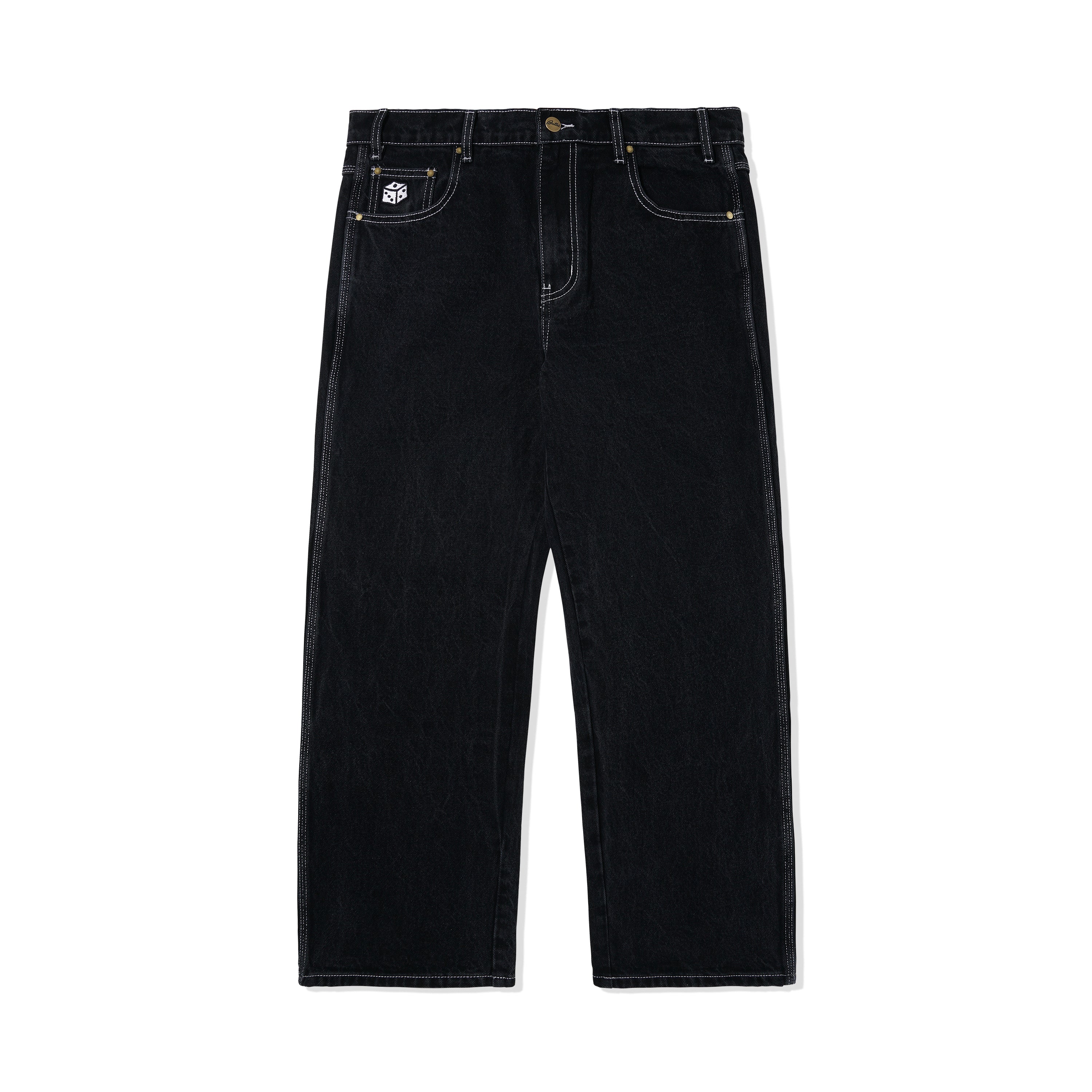 BUTTER GOODS DICE DENIM PANT BLACK