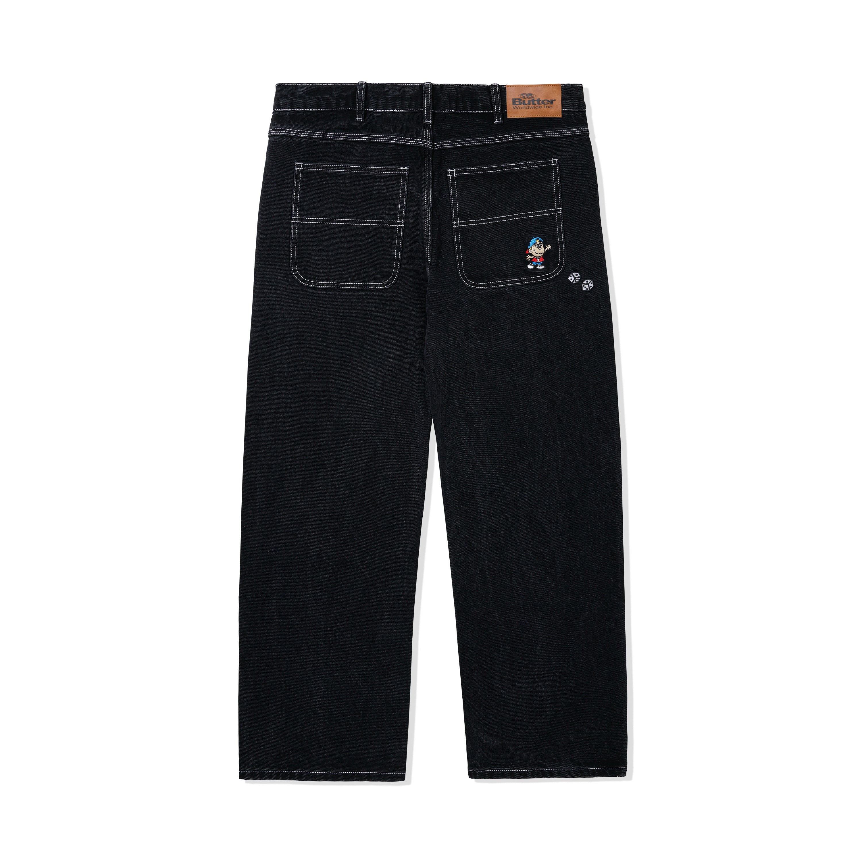 BUTTER GOODS DICE DENIM PANT BLACK - Image 2